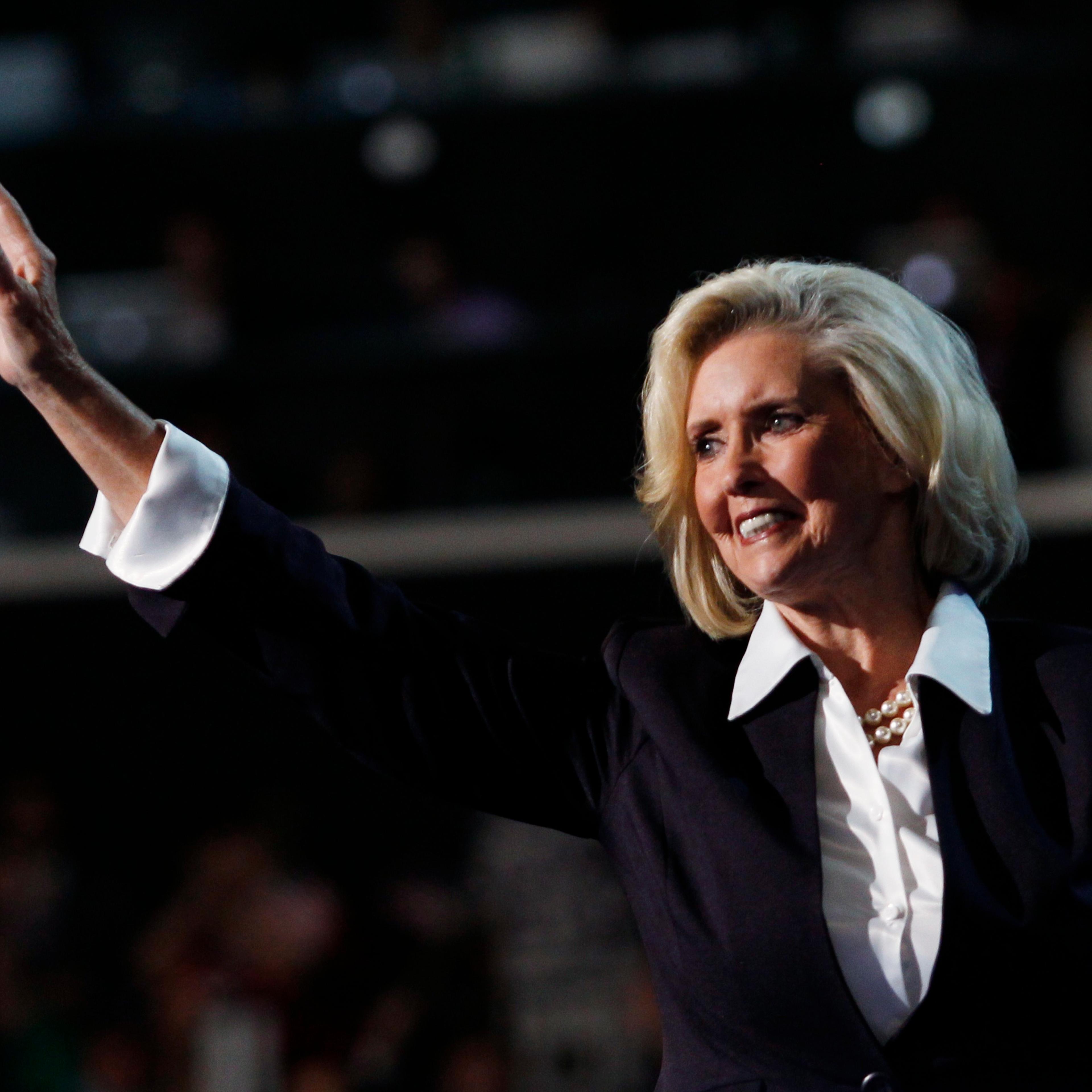 Women's rights leader Lilly Ledbetter, namesake of the Lilly Ledbetter Fair Pay Act, addresses the first session of the Democratic National Convention in Charlotte, N.C., on Sept. 4, 2012.