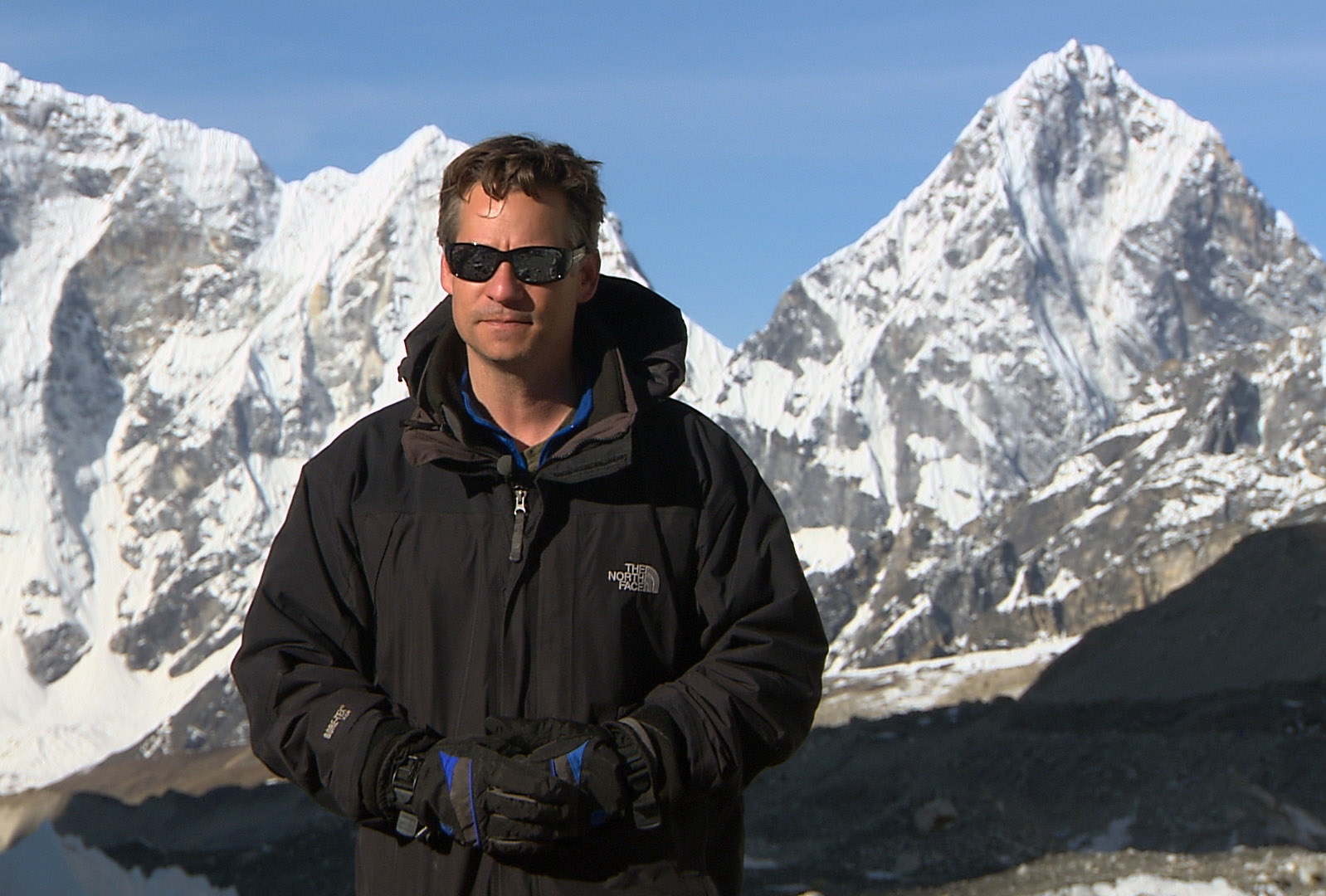 Richard Engel at Everest Base Camp.