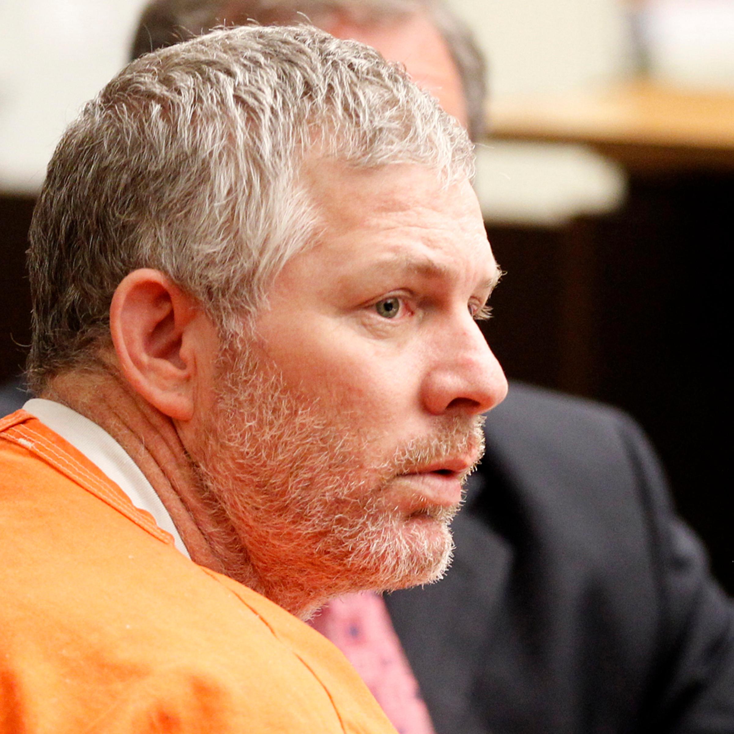 Former Major League baseball player Lenny Dykstra appears in Los Angeles Superior Court for an arraignment in San Fernando, California
