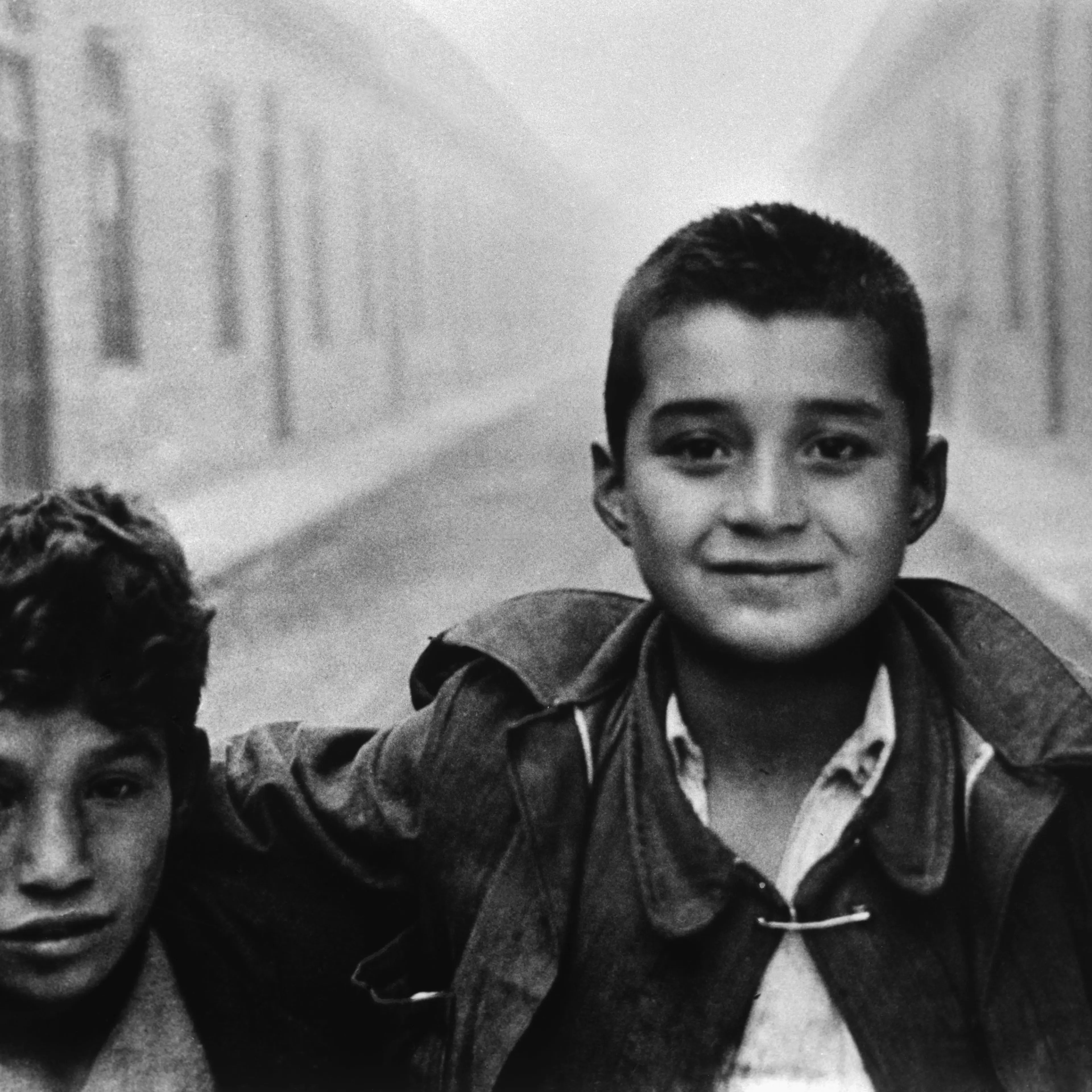 Street children in Santiago, 1957.