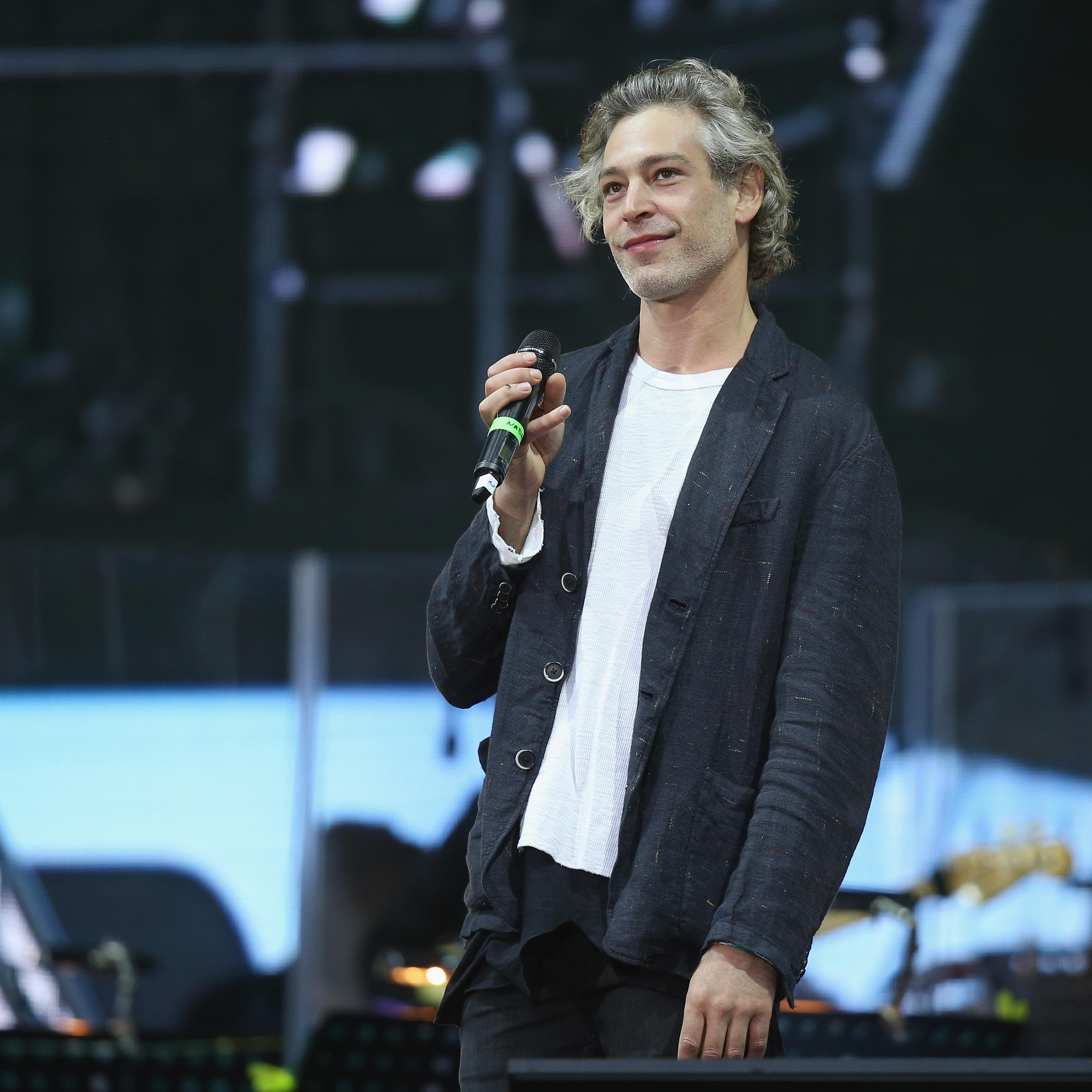 Singer Matisyahu performs at the official opening ceremony of the European Maccabi Games at the Waldbuehne in Berlin on July 28, 2015.