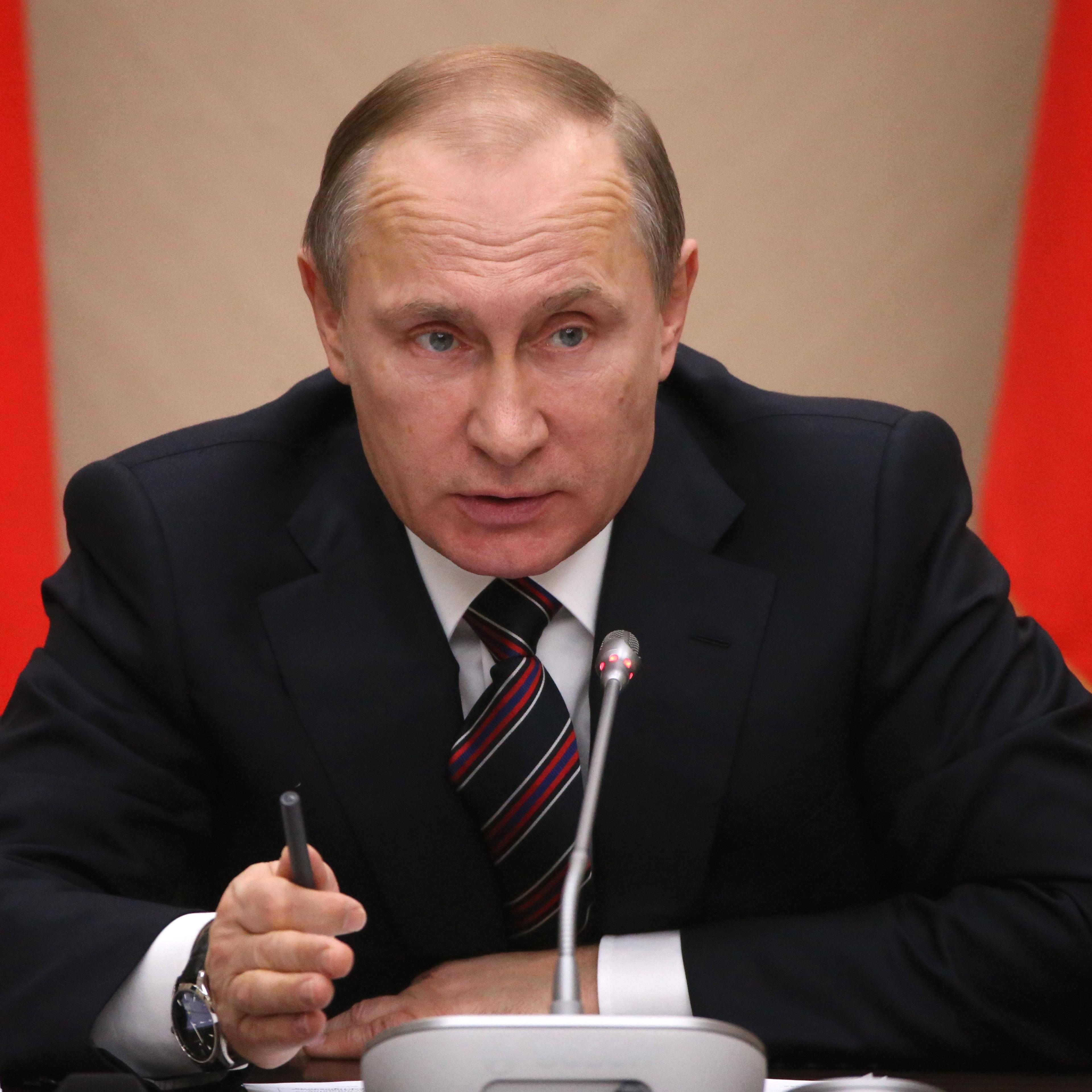Russian President Vladimir Putin Meets Ministers Of Russian Govenment