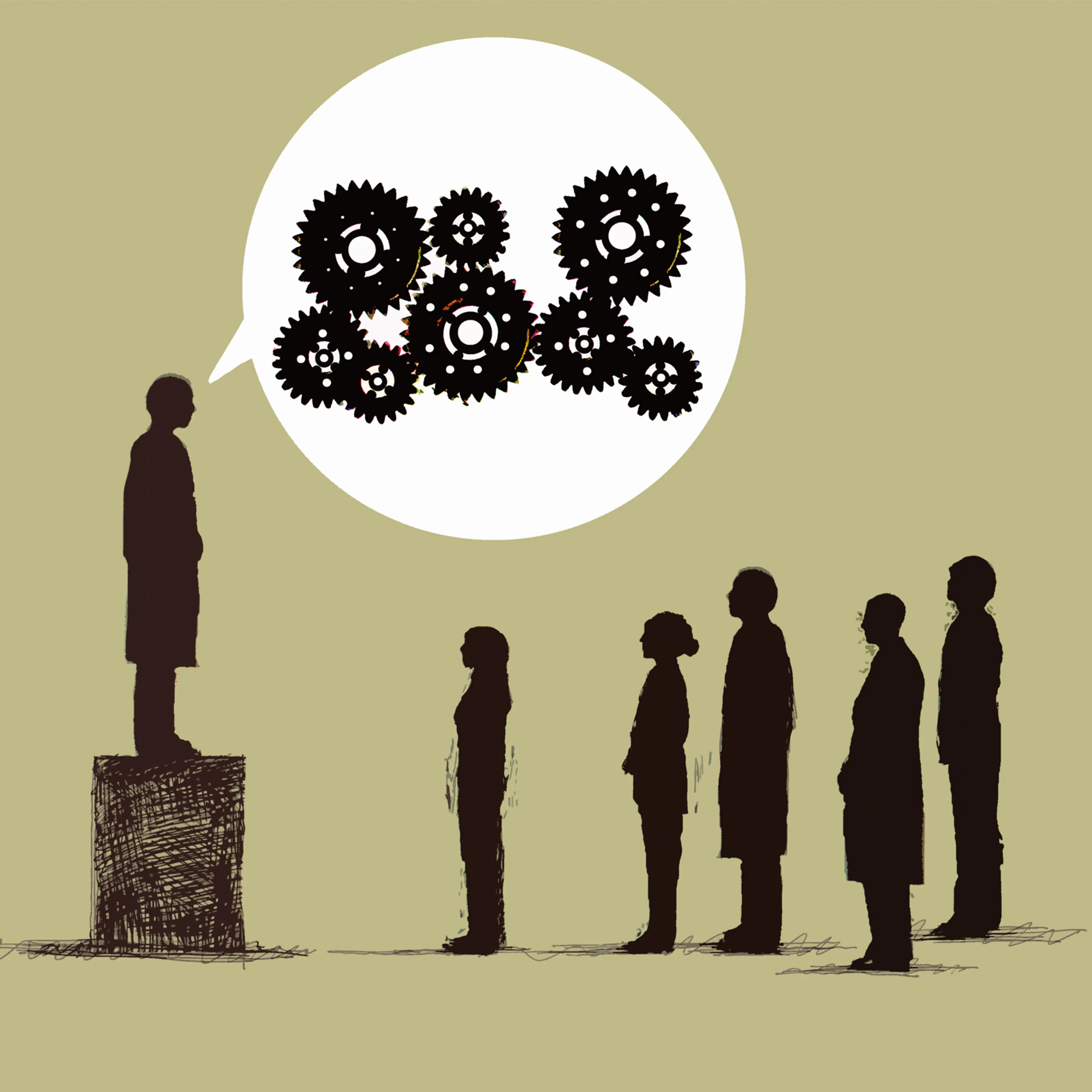 Man talking to audience
