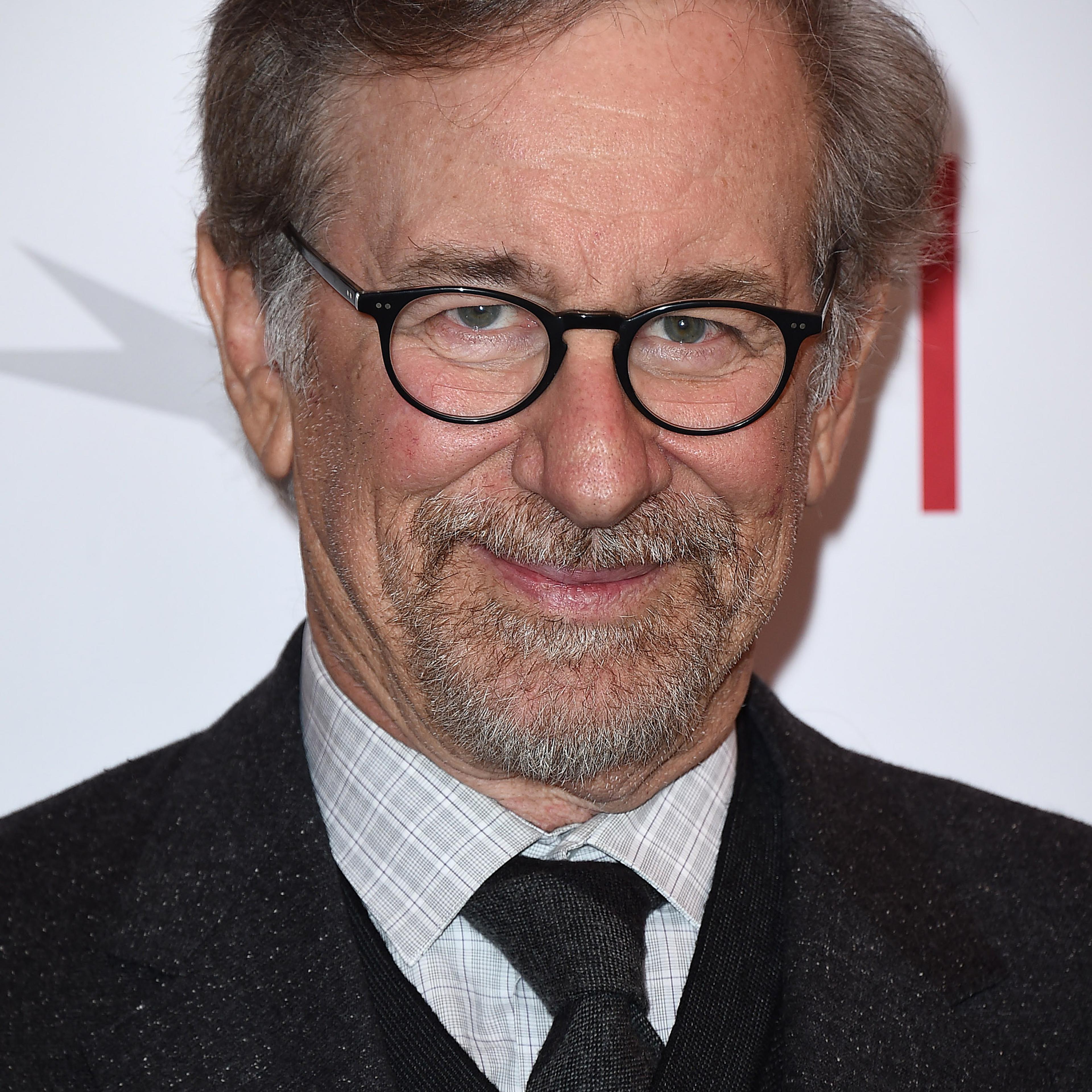 Steven Spielberg arrives at the AFI Awards in Los Angeles on Jan. 9, 2015.