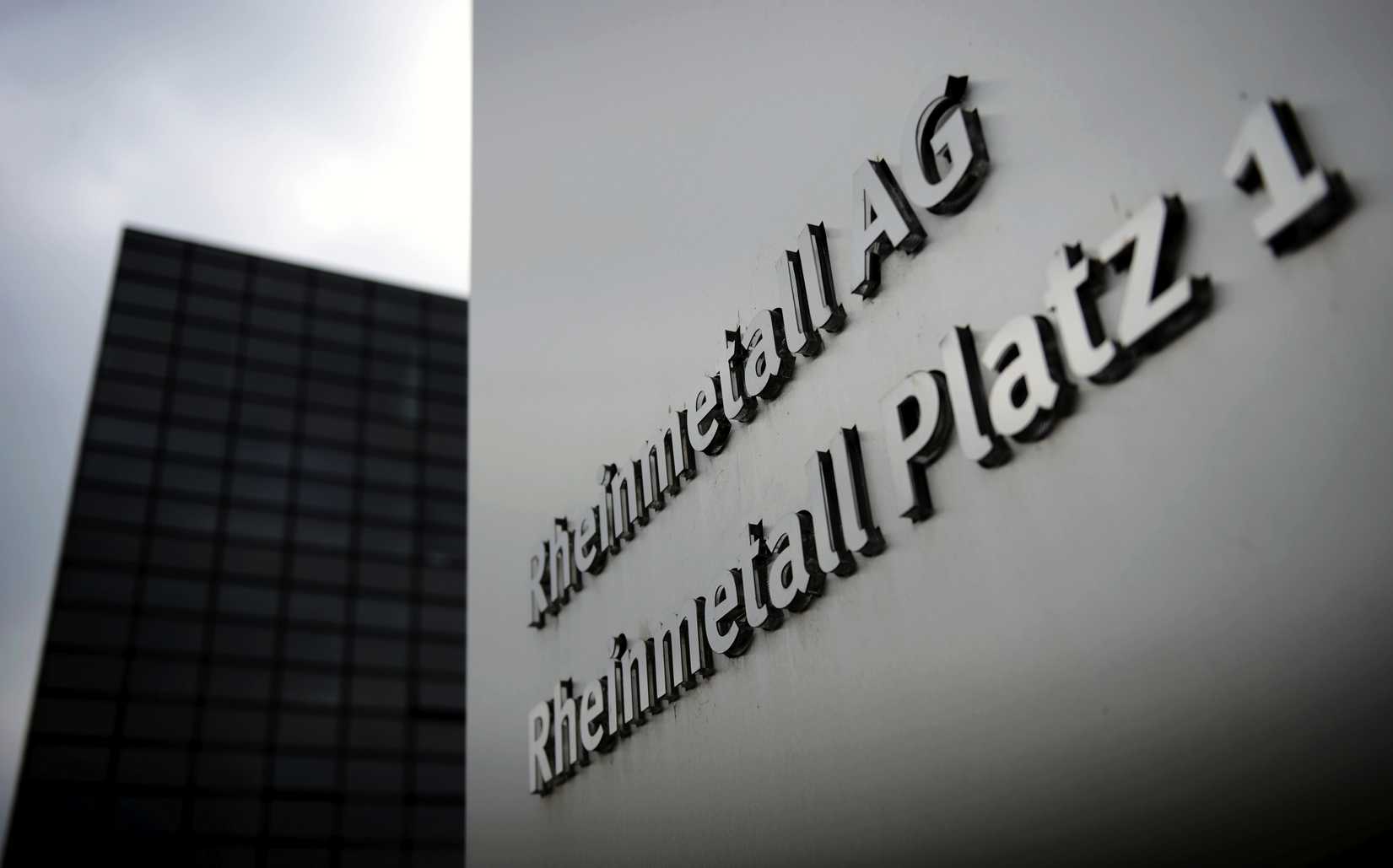 View of the heaquarters of Rheinmetall, a defense contractor and automotive parts company, taken on on March 23, 2010 in Duesseldorf.