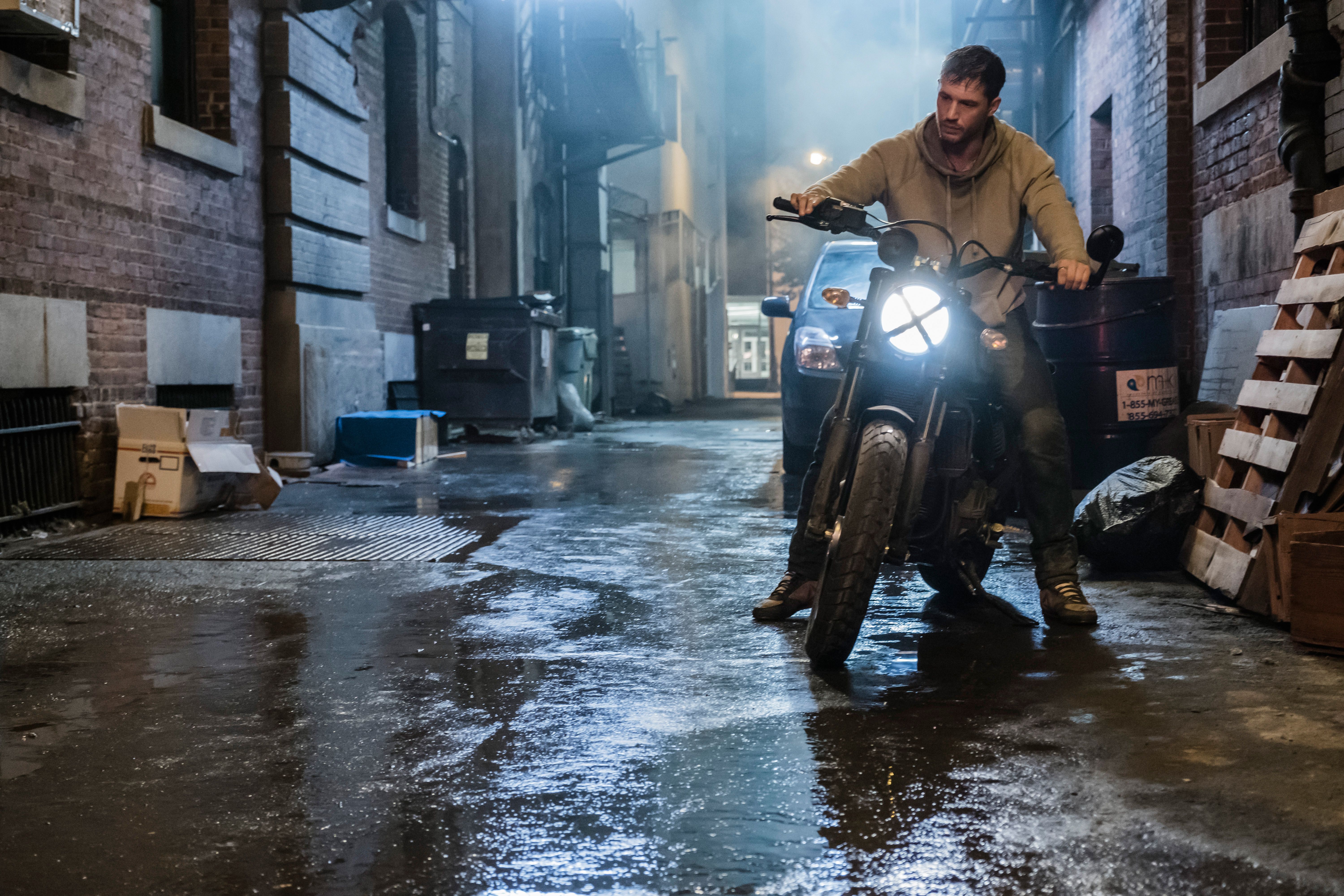 Tom Hardy in the movie 'Venom'