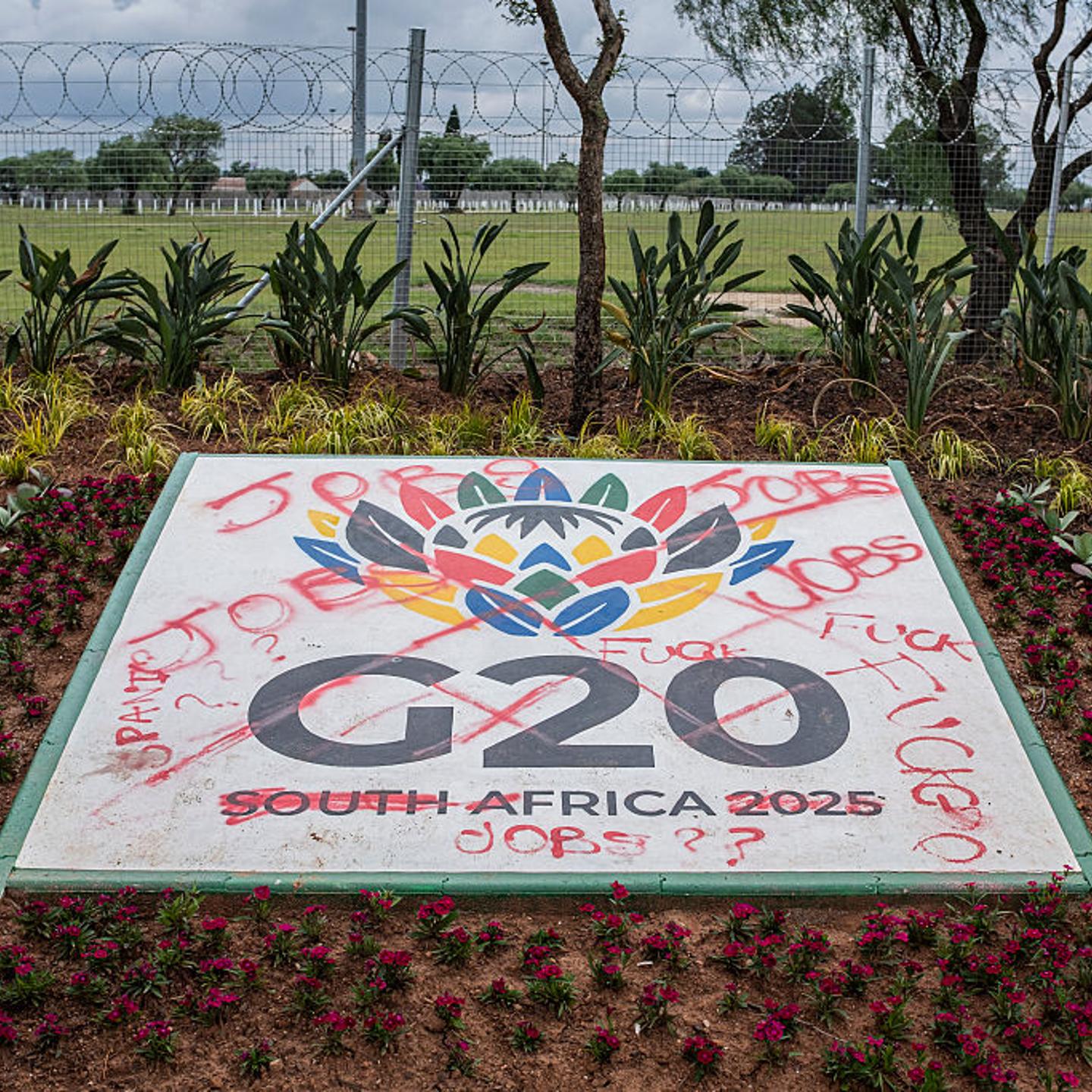 SAFRICA-G20-SUMMIT-VANDALISM