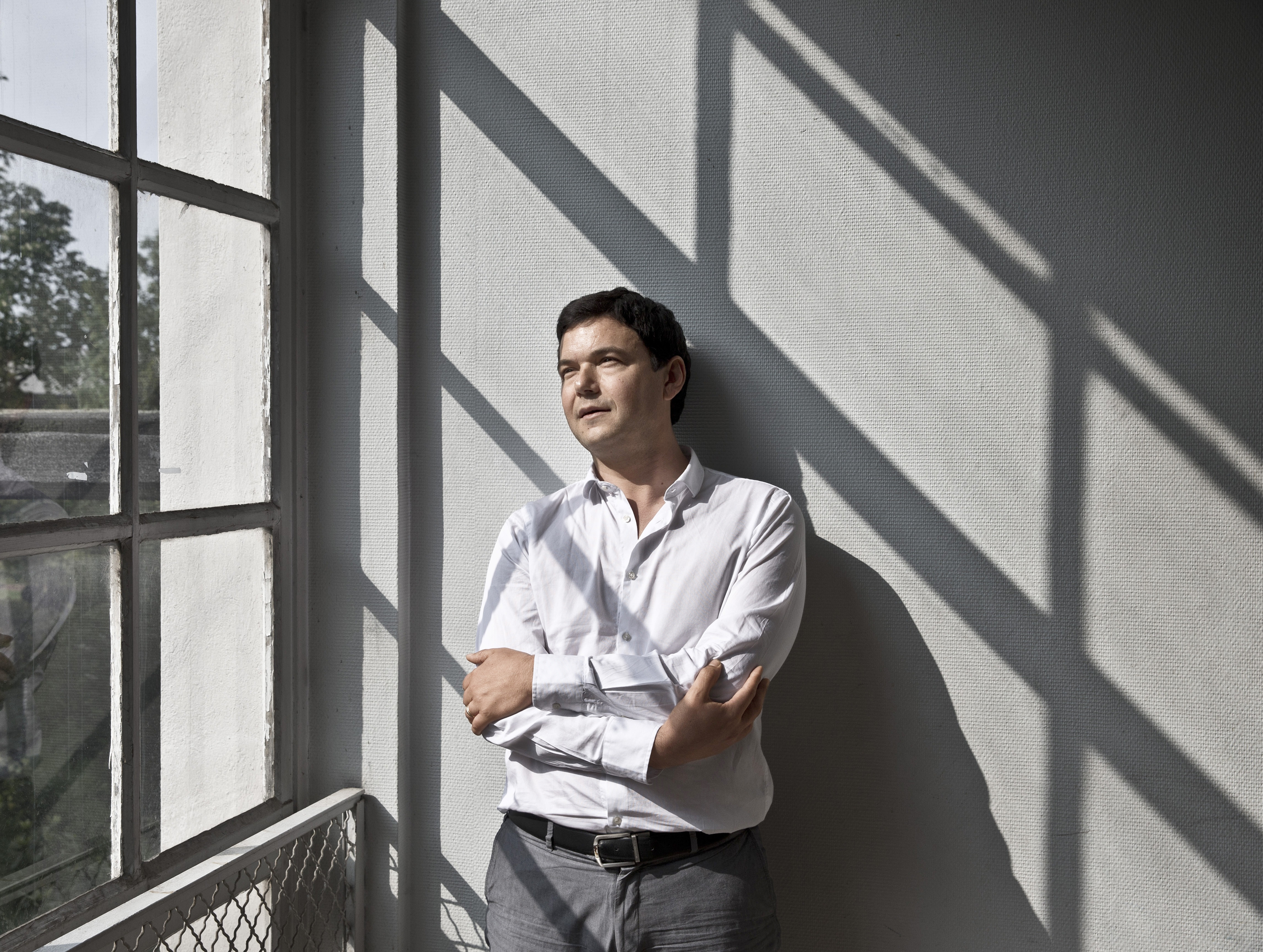 Thomas Piketty Portrait Christopher Morris French Economist