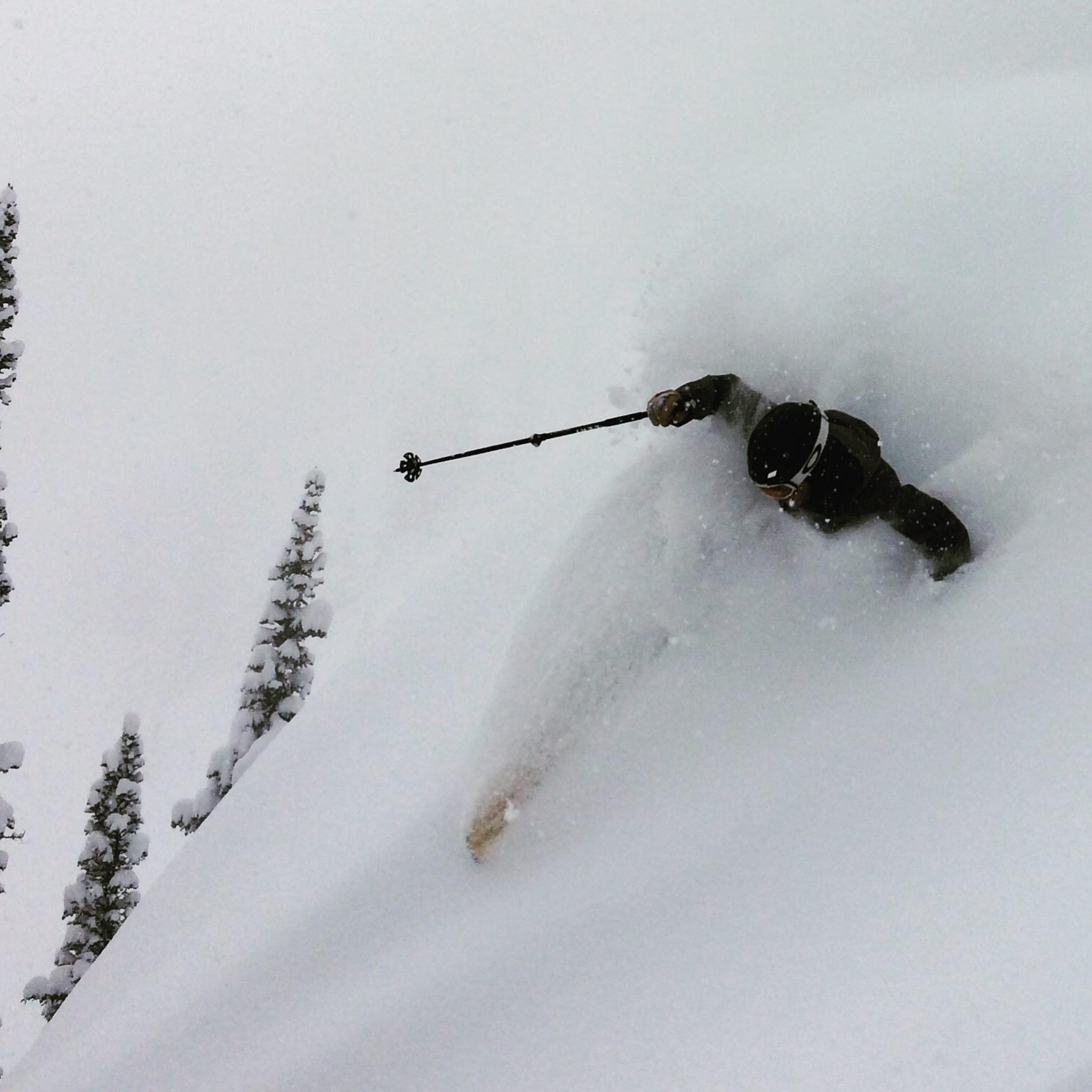 Jesse Bryant skiing at JHMR, in Jackson, Wyoming.