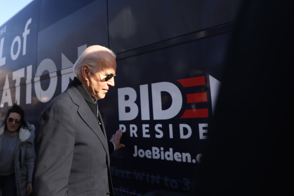 Presidential Candidate Joe Biden Campaigns In New Hampshire