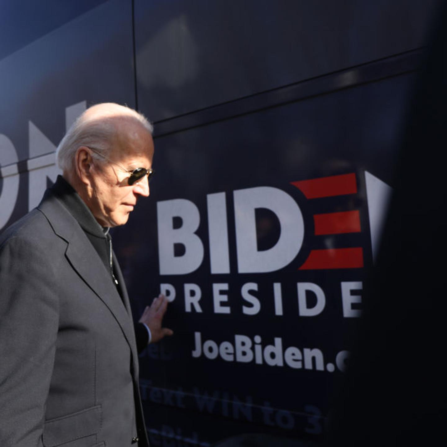 Presidential Candidate Joe Biden Campaigns In New Hampshire