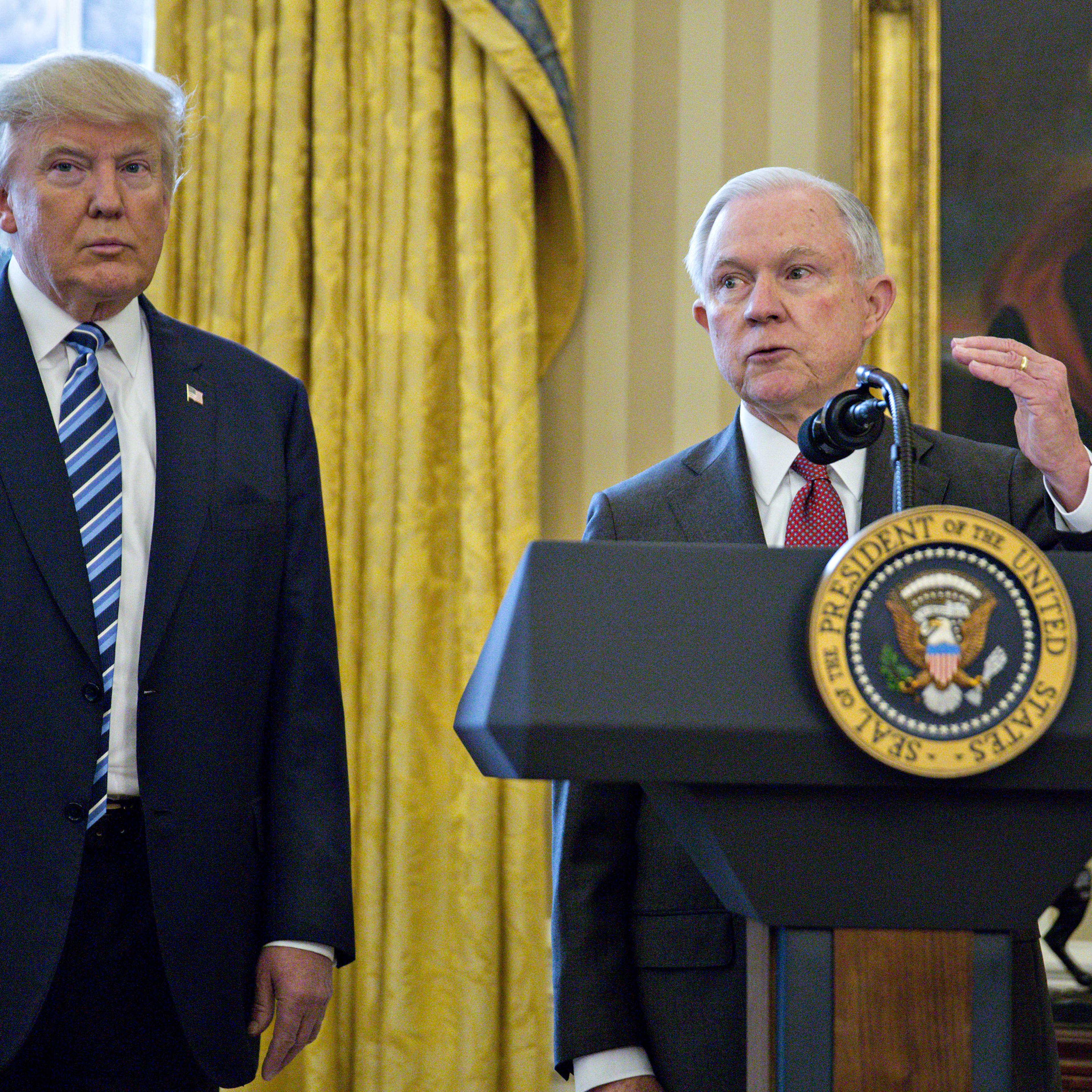Jeff Sessions Is Sworn In As U.S. Attorney General