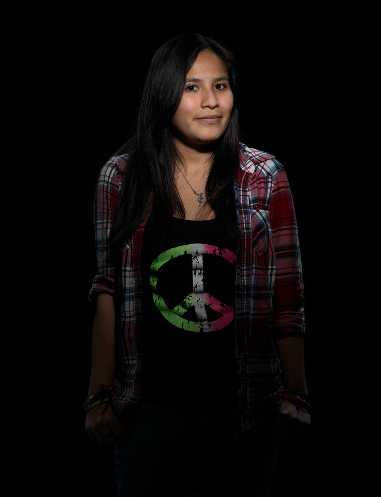 Erika Wendoline Bret Miranda, Mexico. "I want  to be a graphic designer."