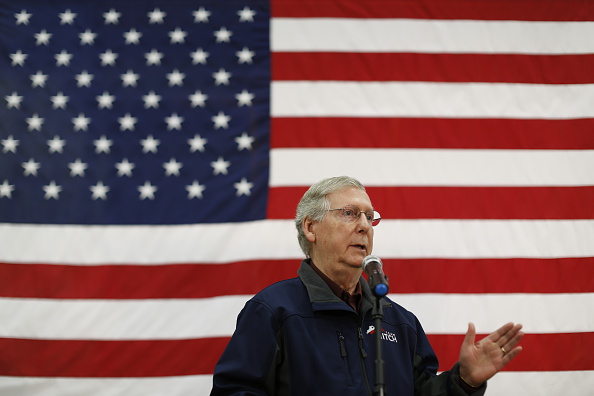 Mitch McConnell Campaigns Across Kentucky As Midterm Election Nears