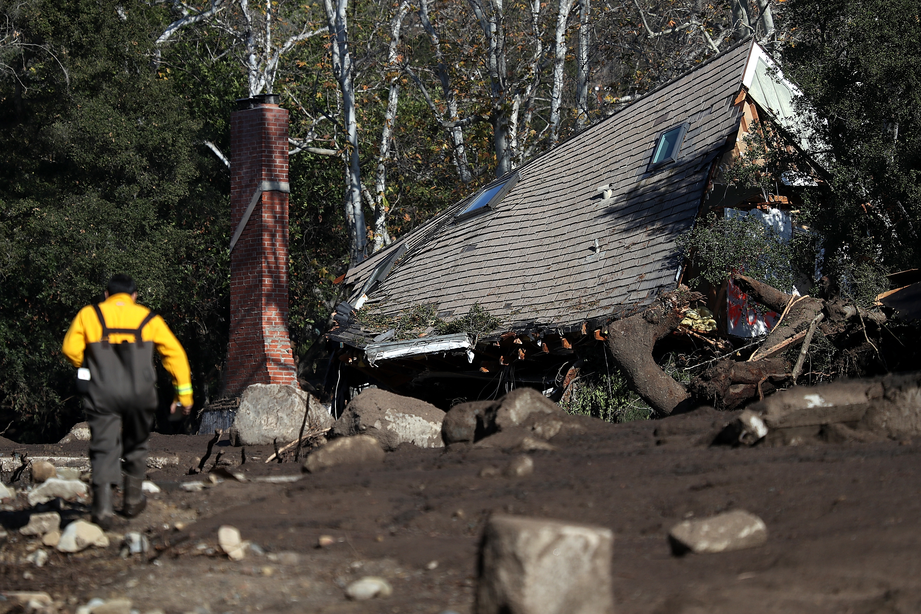 Mudslides Kill At Least 17 People In Santa Barbara County Where Wildfire Scorched Hillside