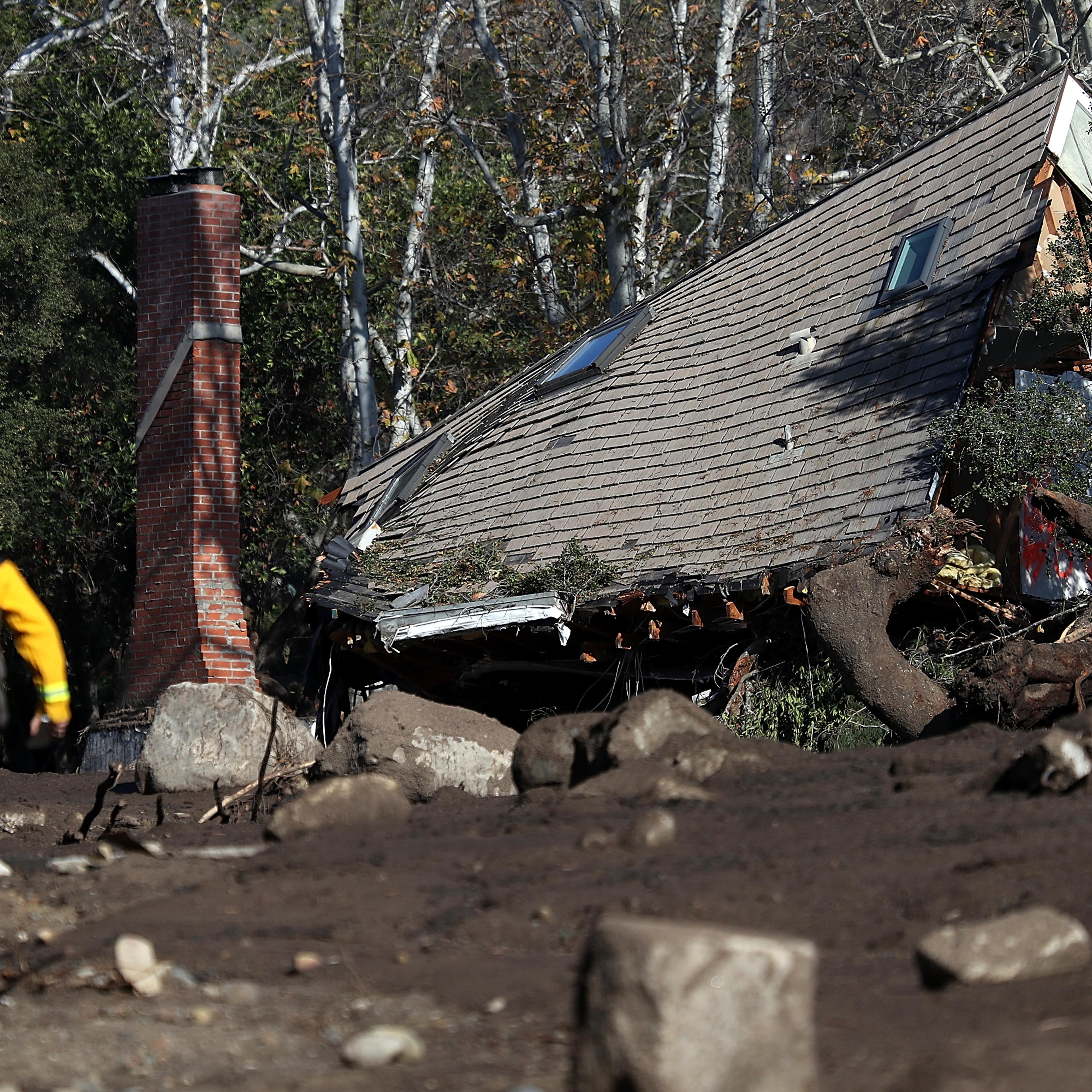 Mudslides Kill At Least 17 People In Santa Barbara County Where Wildfire Scorched Hillside