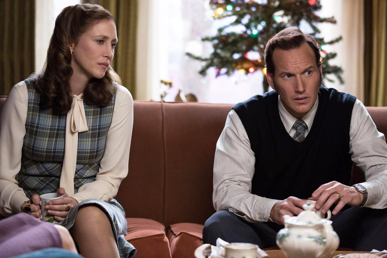 Vera Farmiga and Patrick Wilson in The Conjuring 2.