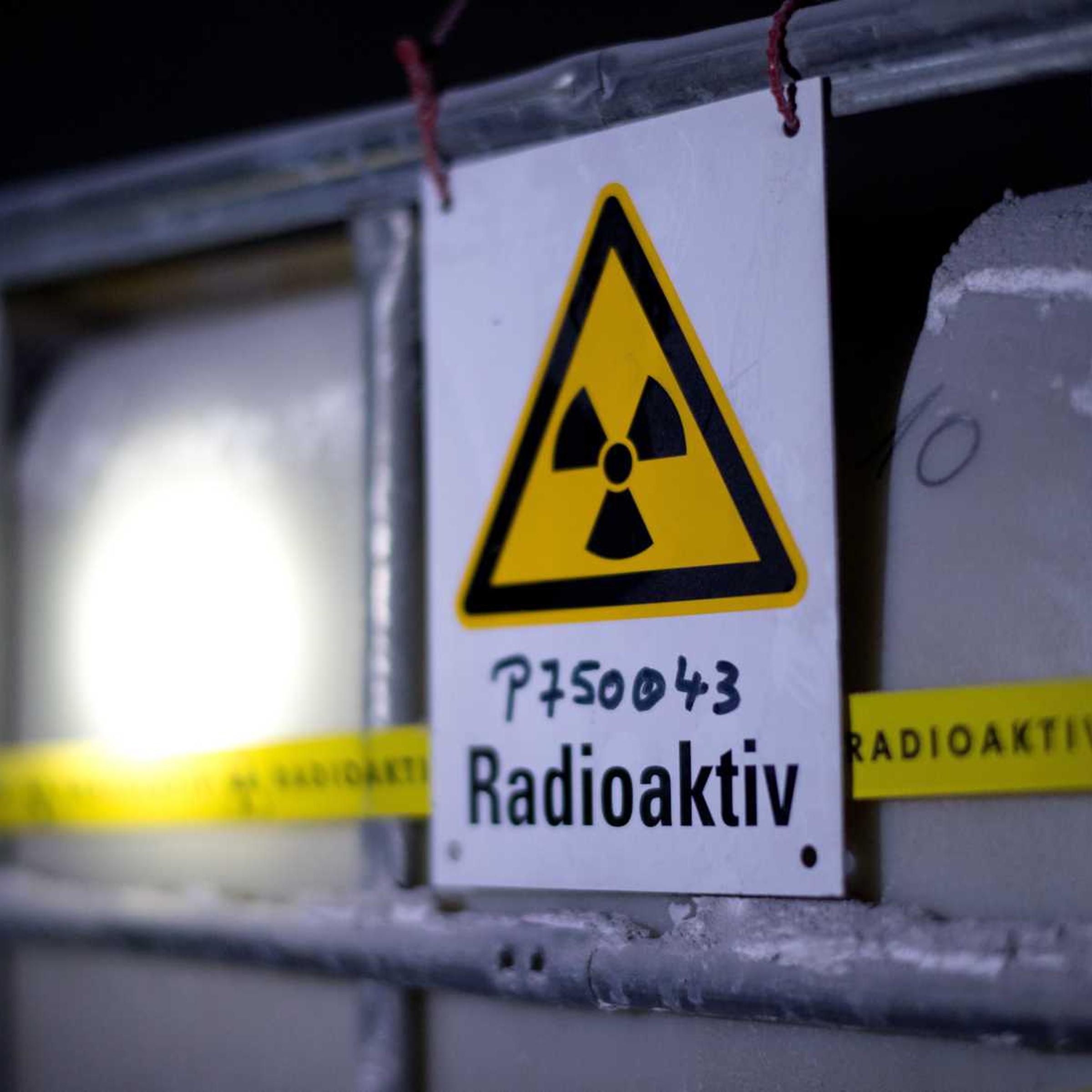 A tank containing radioactive water is seen at the Asse nuclear-waste-storage facility in Remlingen, Germany, on March 4, 2014