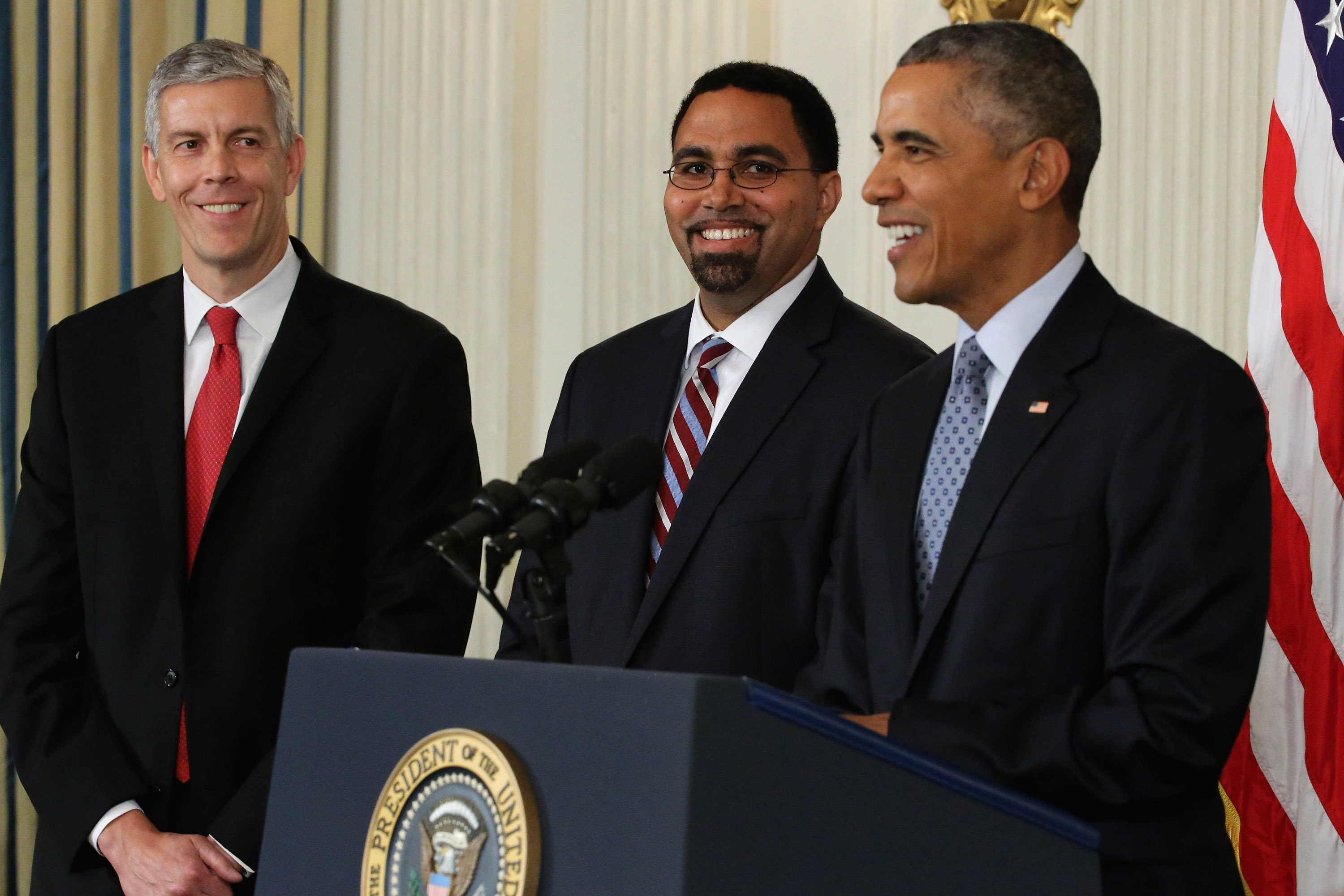 President Obama Announces John King Jr. As Education Secretary During News Conference