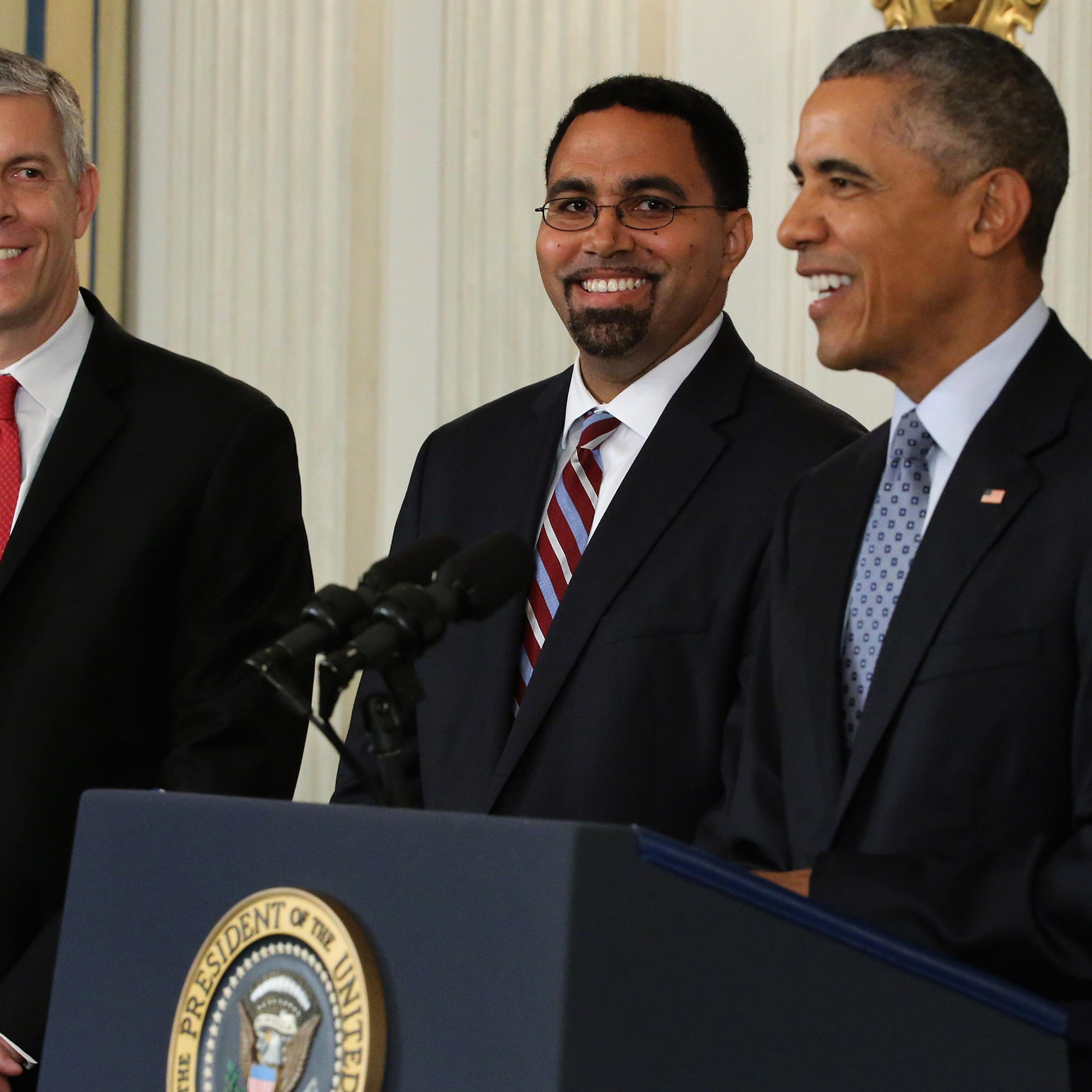 President Obama Announces John King Jr. As Education Secretary During News Conference