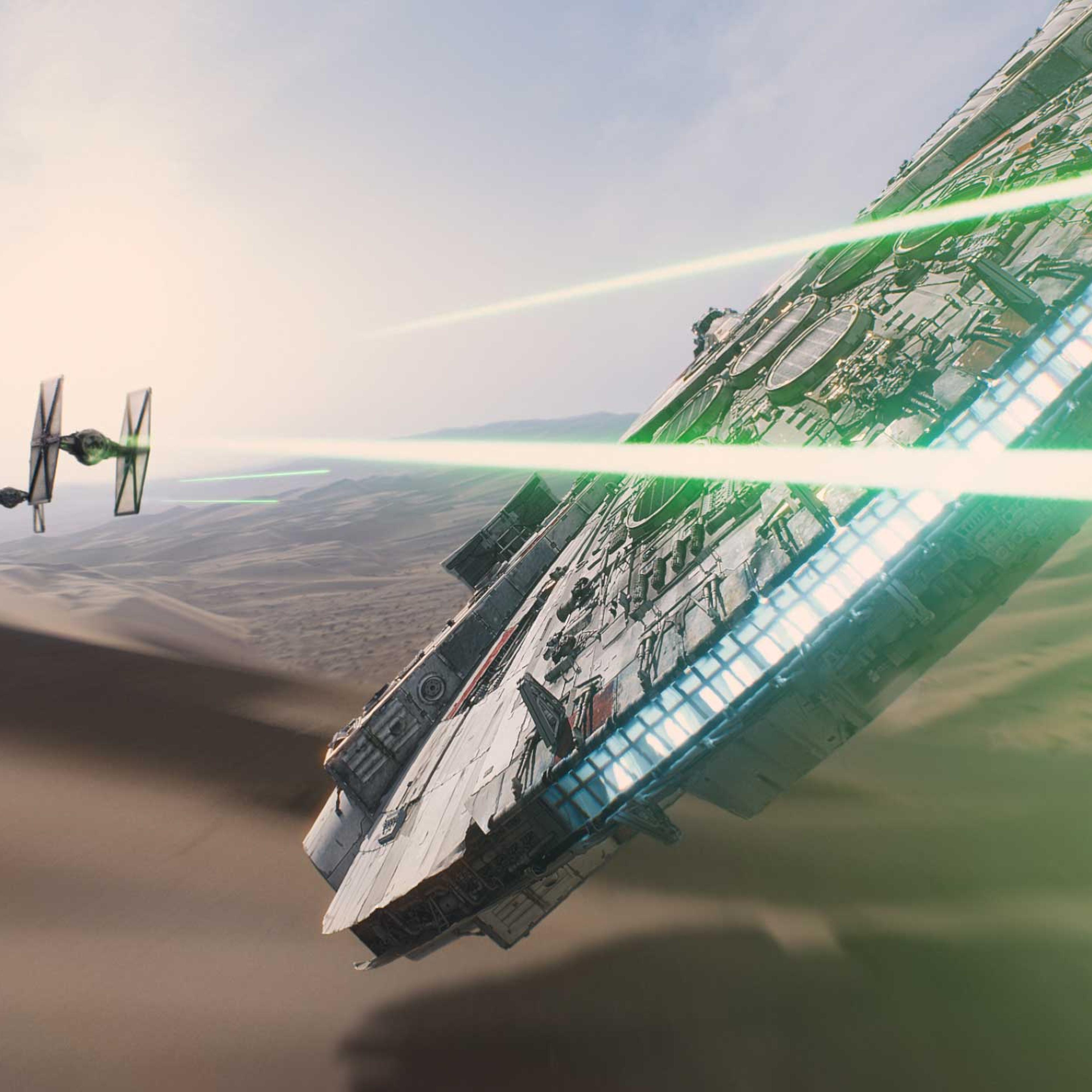 In this image released by Disney, a scene is shown from the upcoming film, "Star Wars: The Force Awakens," expected in theaters on Dec. 18, 2015.