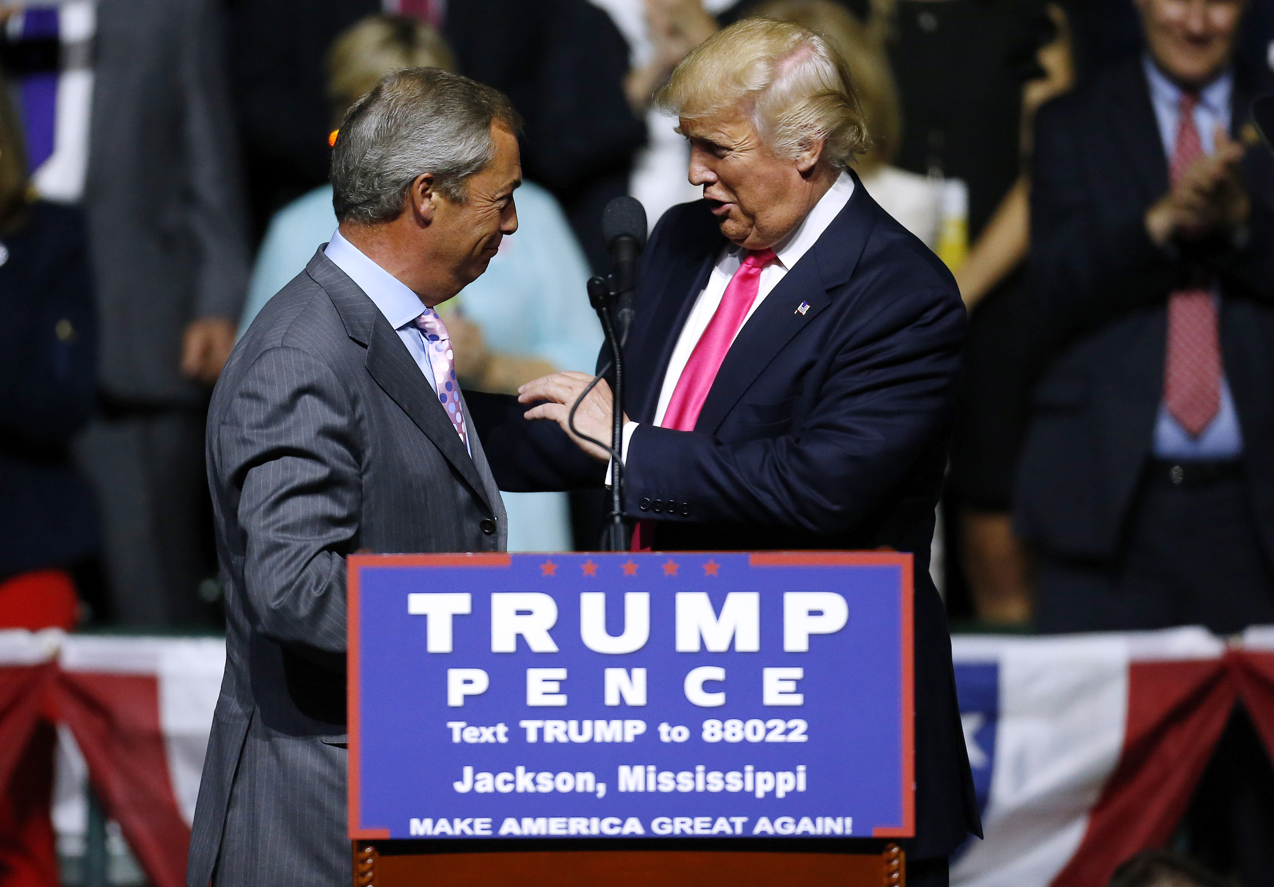 Donald Trump Holds Campaign Rally In Jackson, MS