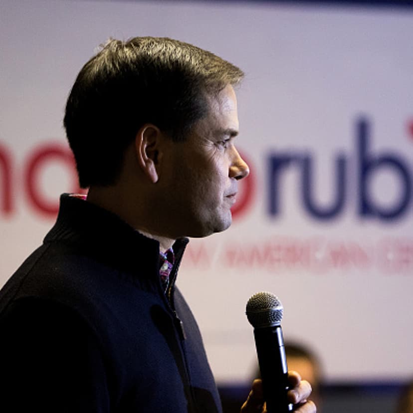 Senator Marco Rubio, a Republican from Florida and 2016 presidential candidate, speaks during a town hall meeting at the Pella Golf and Country Club in Pella, Iowa, U.S., on Wednesday, Dec. 30, 2015.