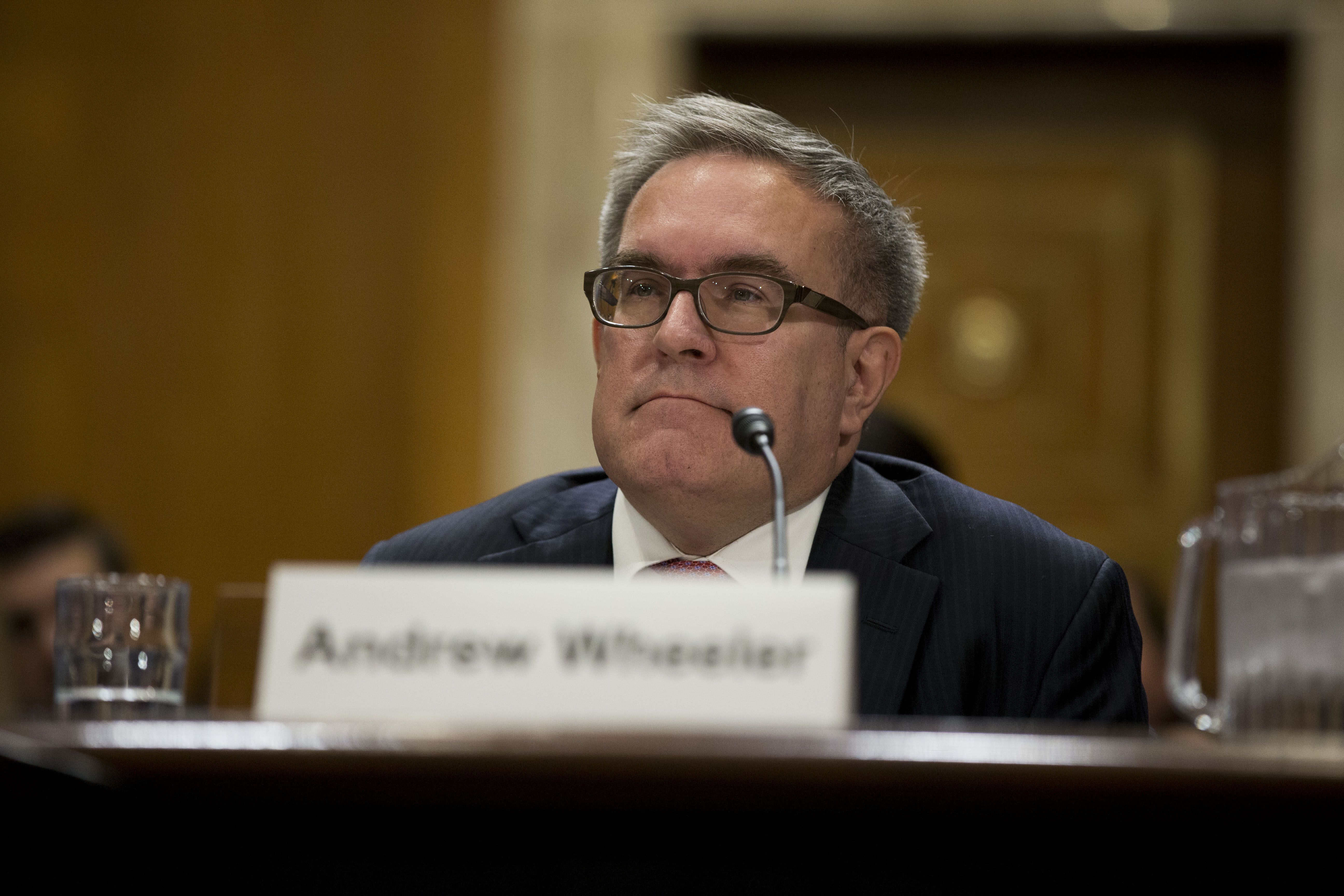 Andrew Wheeler confirmation hearing for Deputy Administrator of the Environmental Protection Agency, Washington DC, USA - 08 Nov 2017
