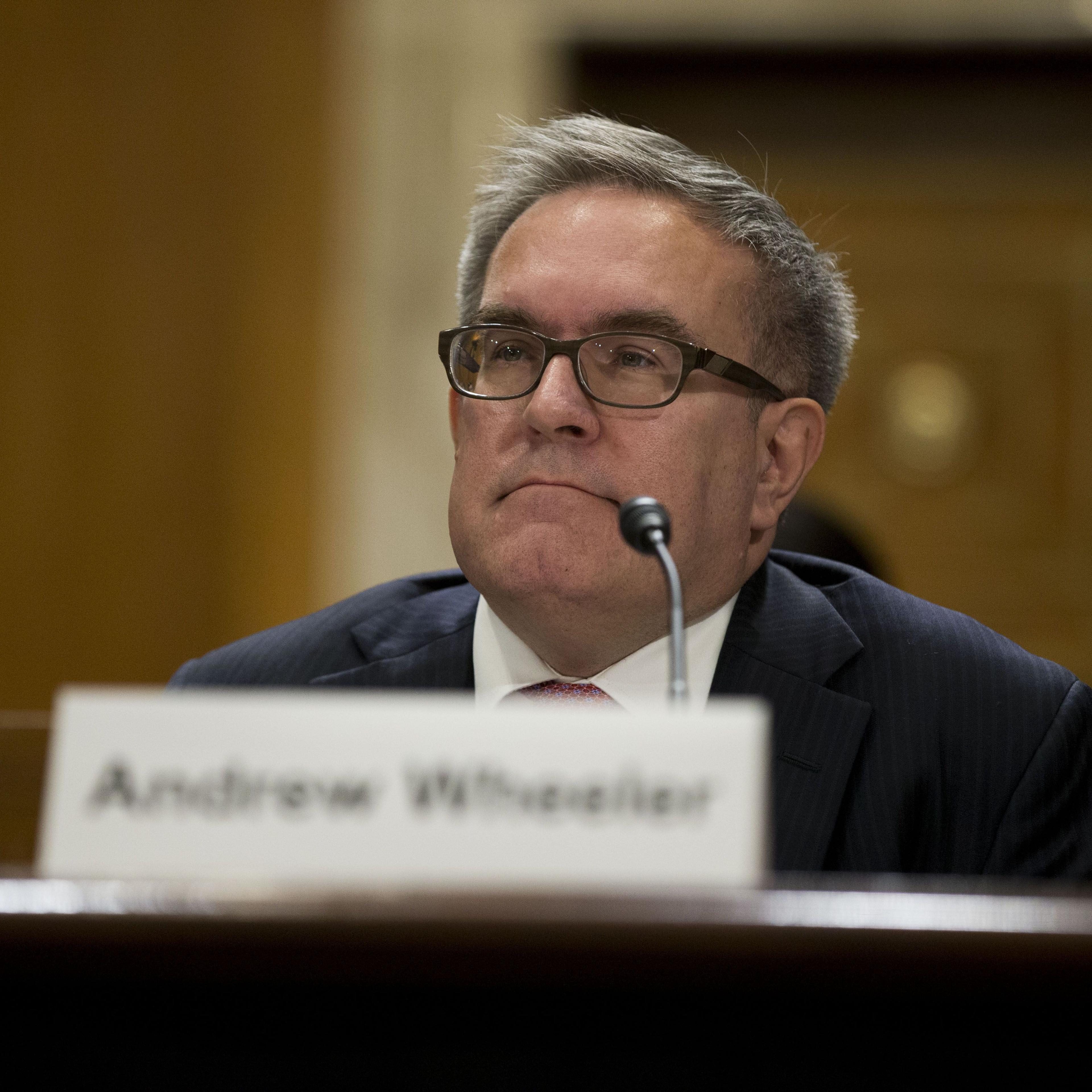 Andrew Wheeler confirmation hearing for Deputy Administrator of the Environmental Protection Agency, Washington DC, USA - 08 Nov 2017