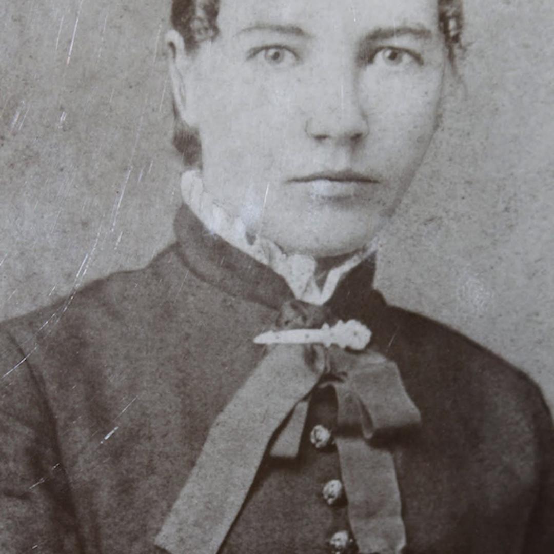 Laura Ingalls Wilder (1867-1957) as schoolteacher, 1887