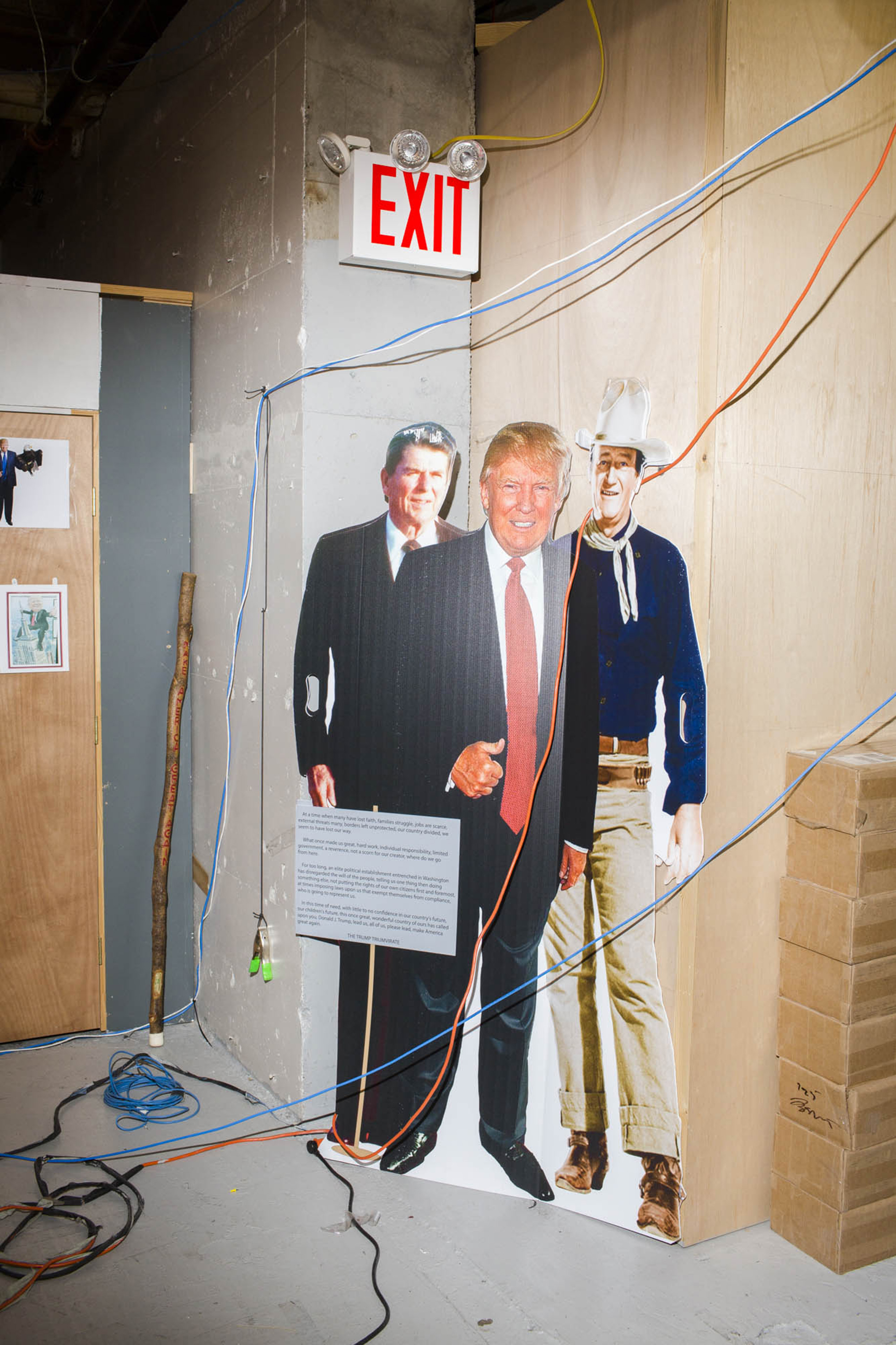 NEW YORK - MAY 24: Scenes from Inside the campaign headquarters of Donald Trump on May 24, 2016, in Trump Tower in New York City. (Photo by Landon Nordeman)