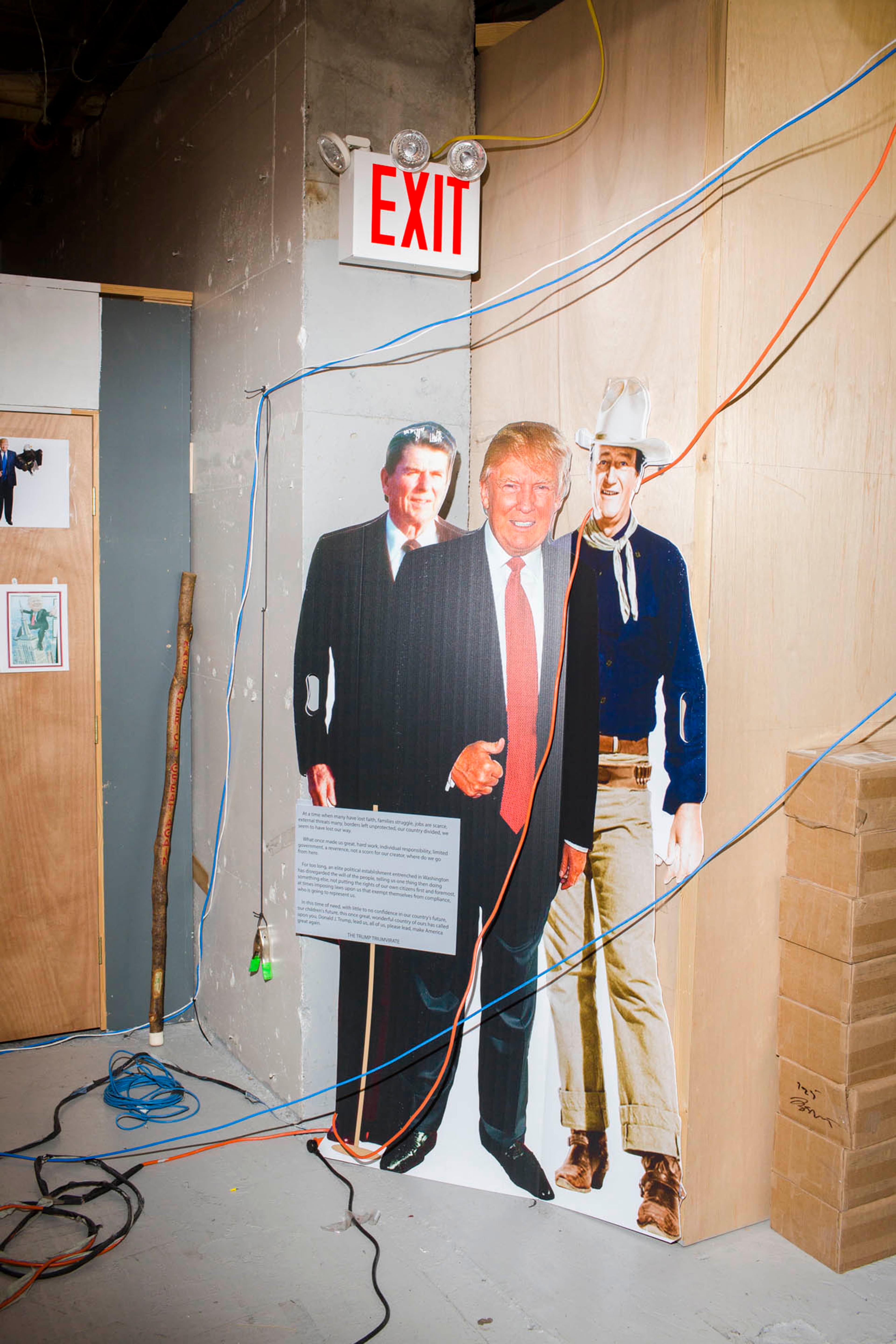 NEW YORK - MAY 24: Scenes from Inside the campaign headquarters of Donald Trump on May 24, 2016, in Trump Tower in New York City. (Photo by Landon Nordeman)