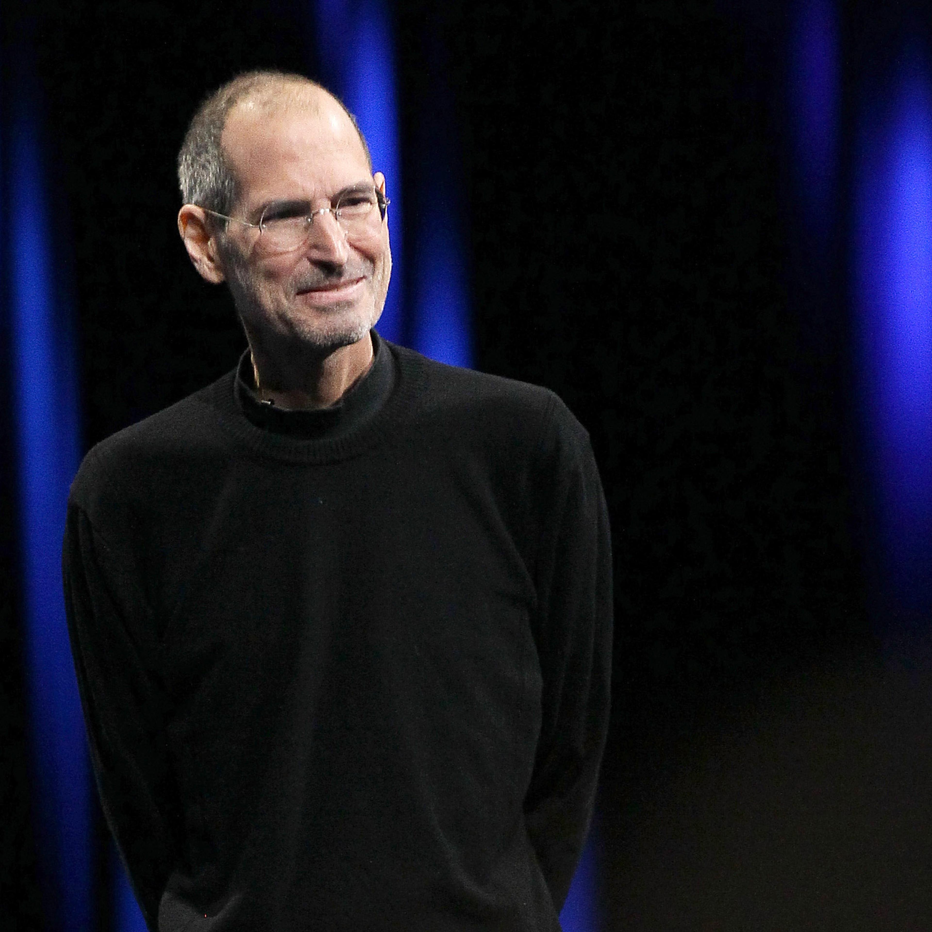 Apple CEO Steve Jobs at the 2011 Apple World Wide Developers Conference at the Moscone Center on June 6, 2011 in San Francisco.