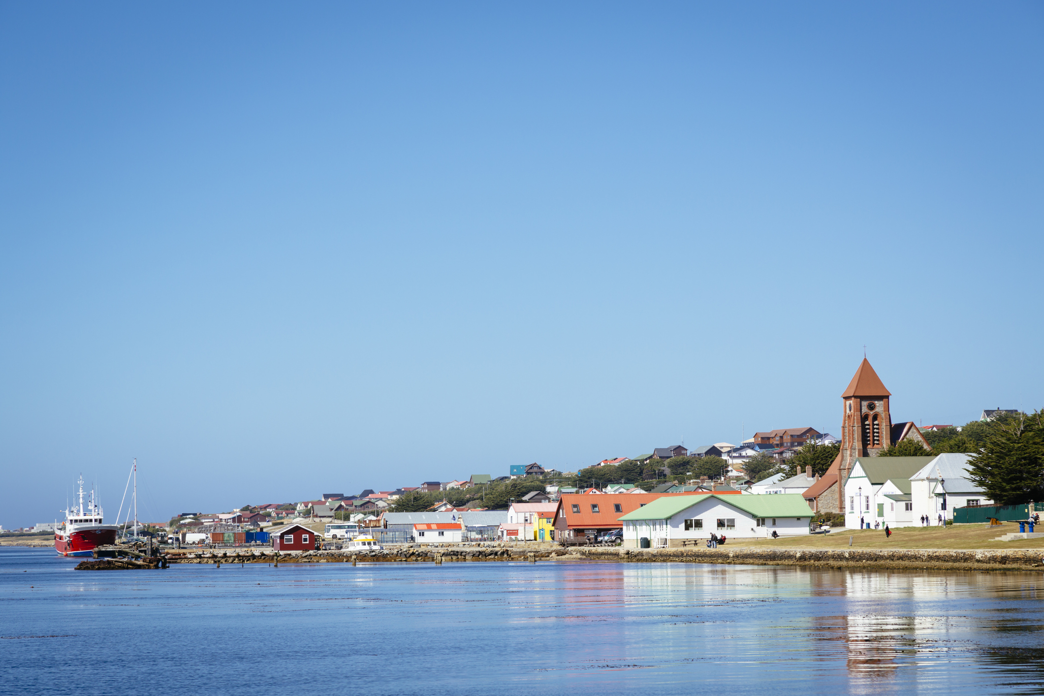 Stanley waterfront, Falkland Islands