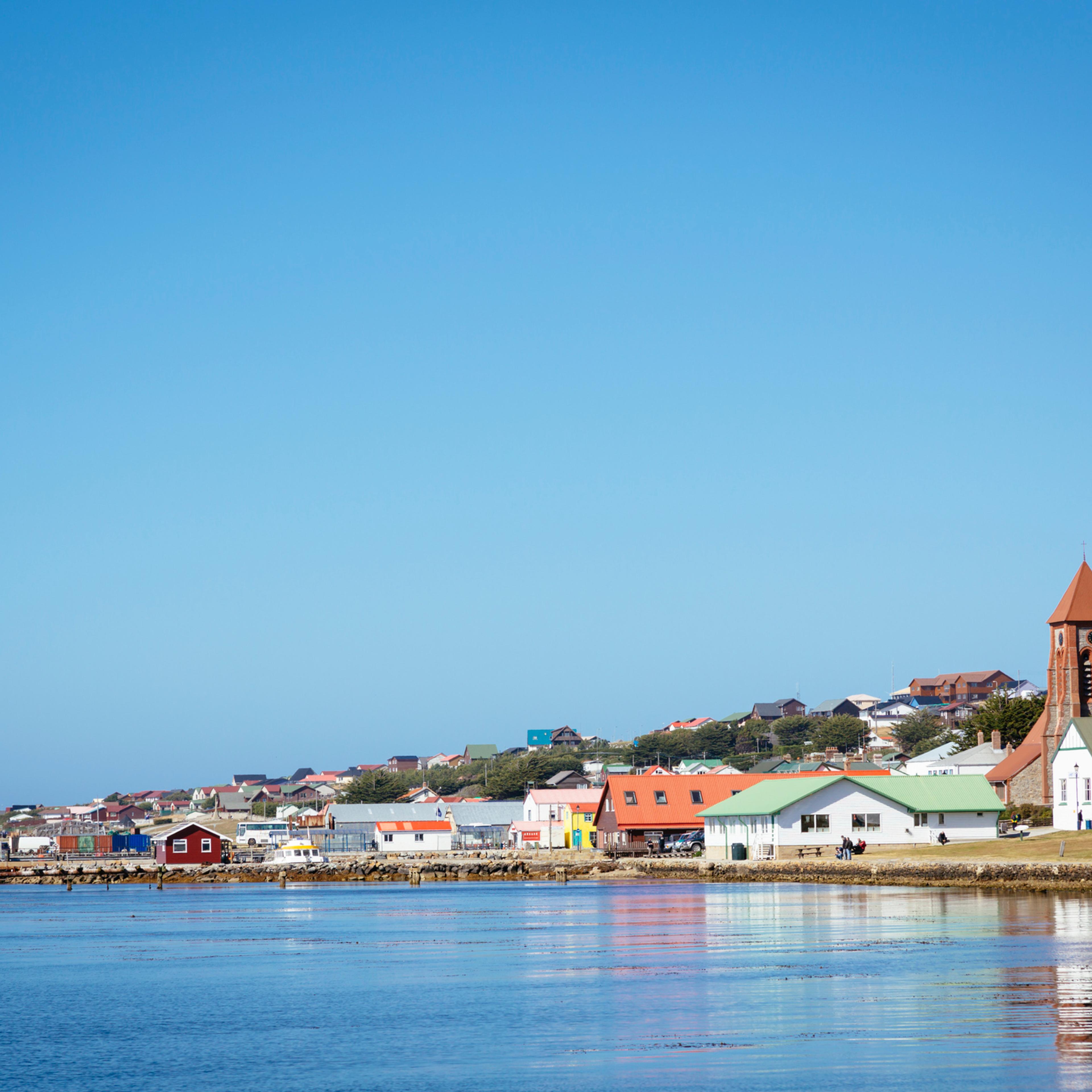 Stanley waterfront, Falkland Islands