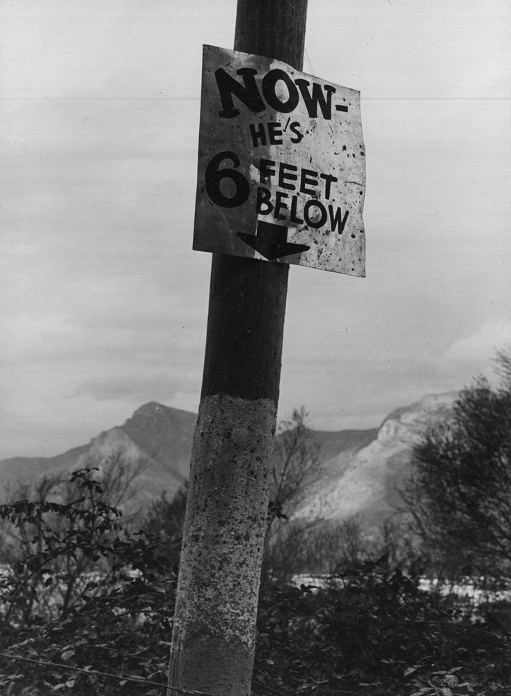 Photos of World War II Battlefield Signs