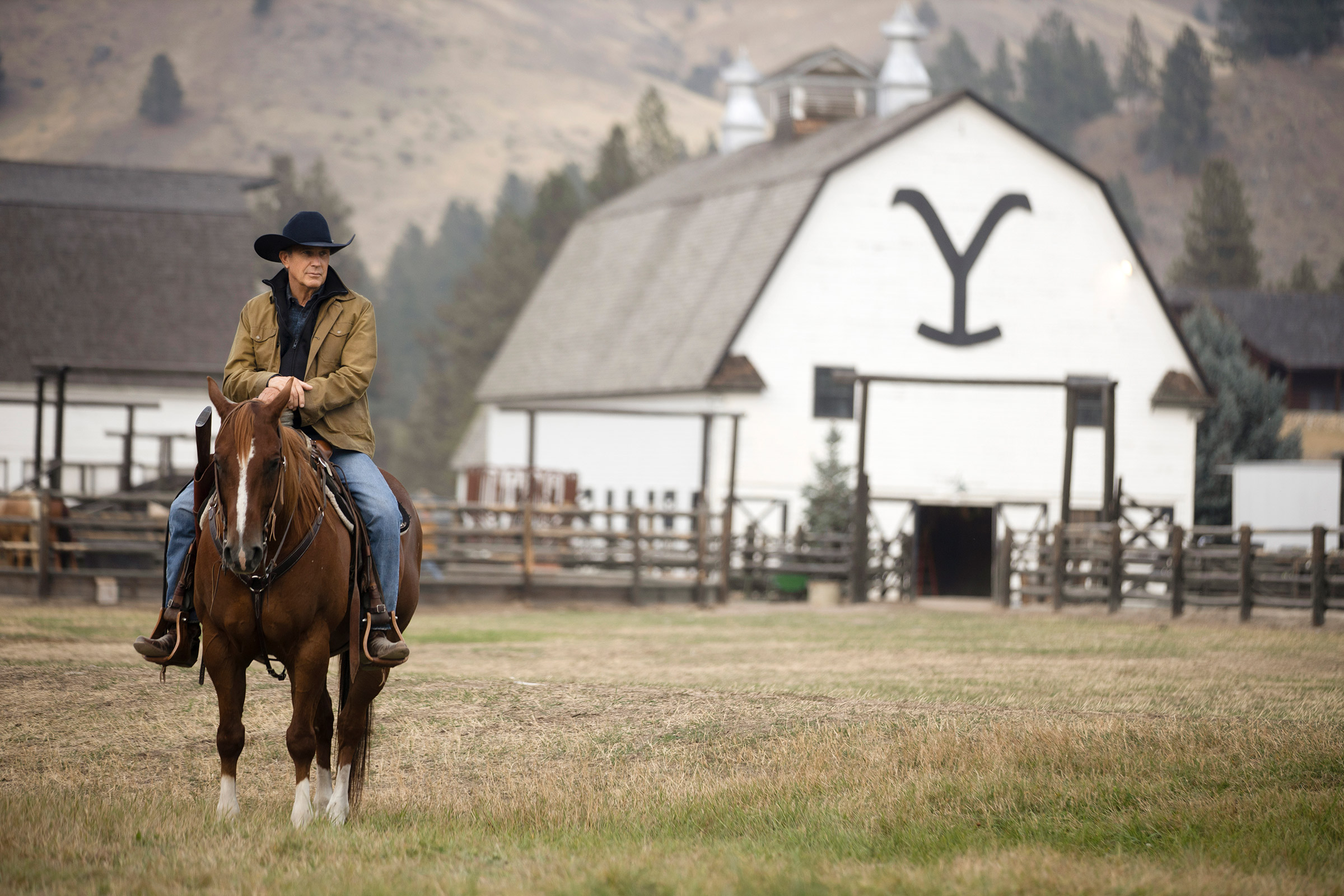 Kevin Costner as John Dutton in Yellowstone