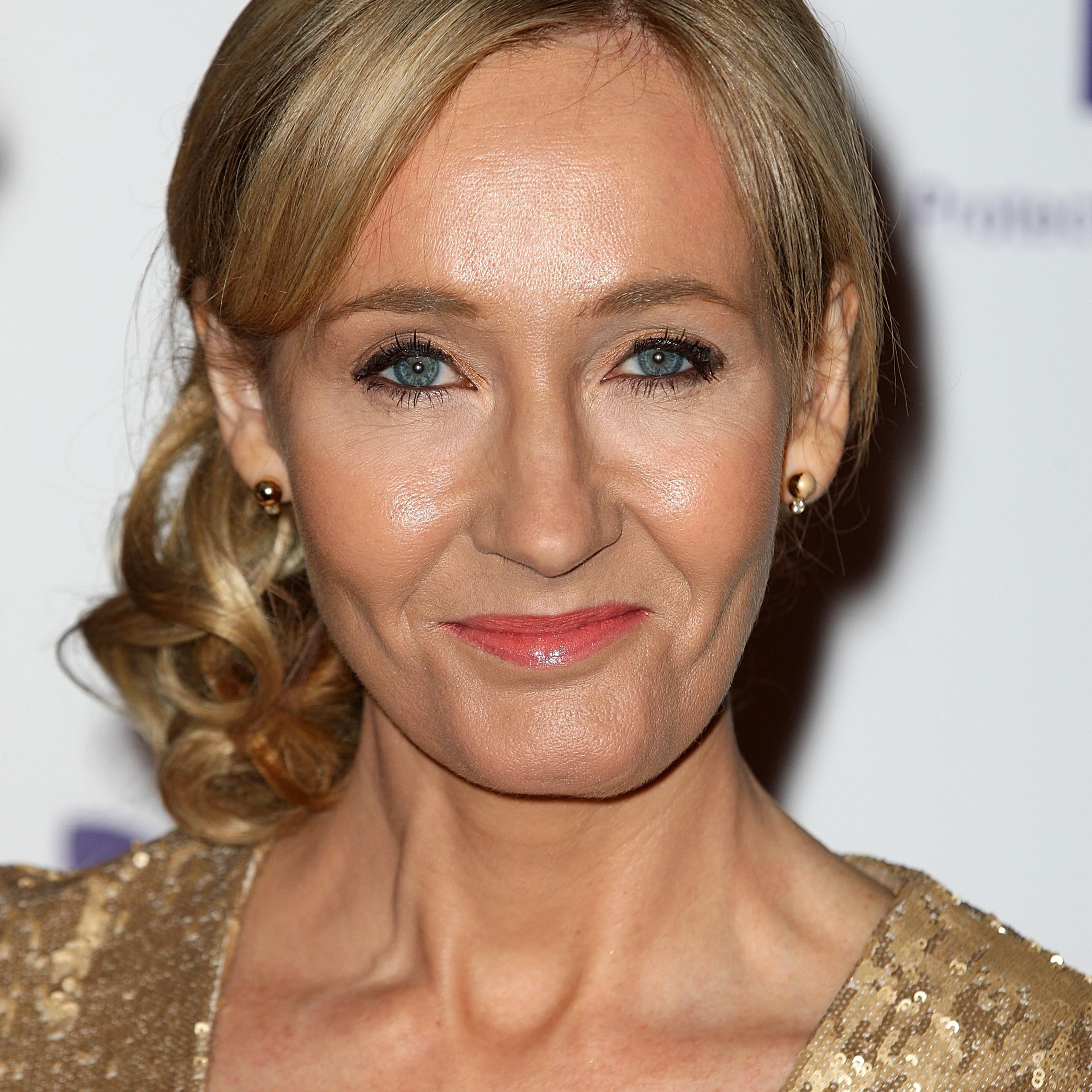 J.K. Rowling at a charity event at Warner Bros Studios in London in 2013.