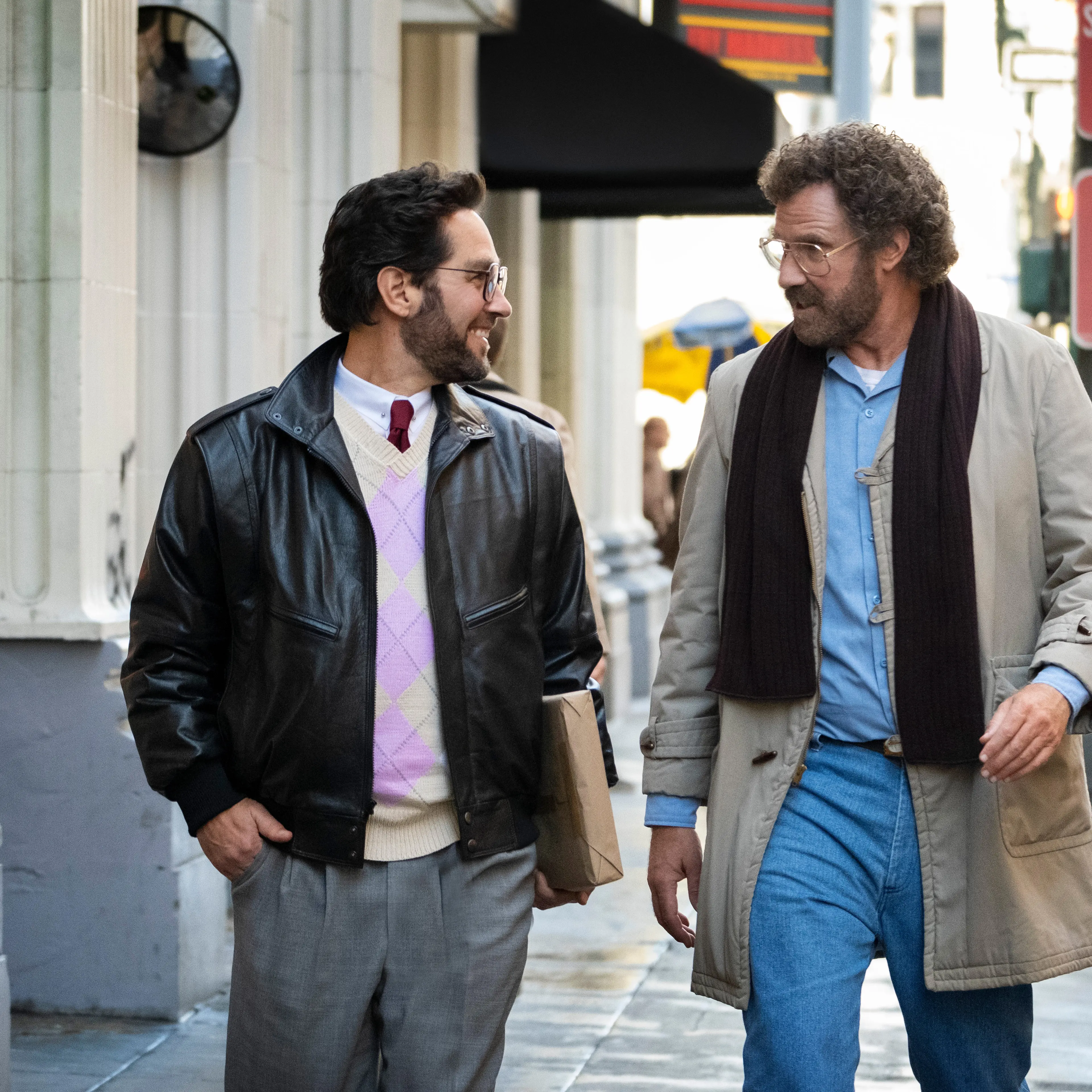 Paul Rudd, left, and Will Ferrell in 'The Shrink Next Door'