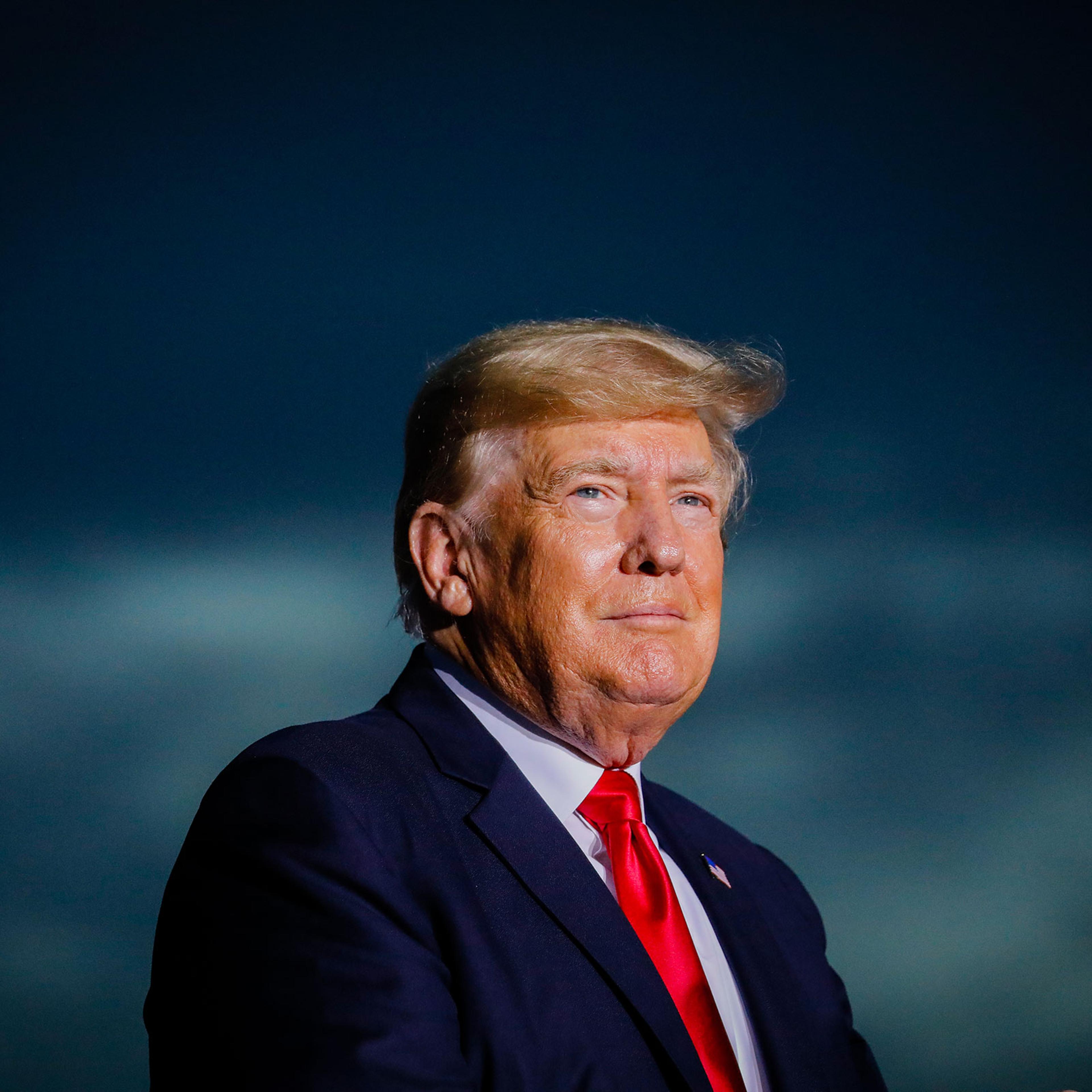Former President Trump Rallies Supporters In Sarasota, Florida