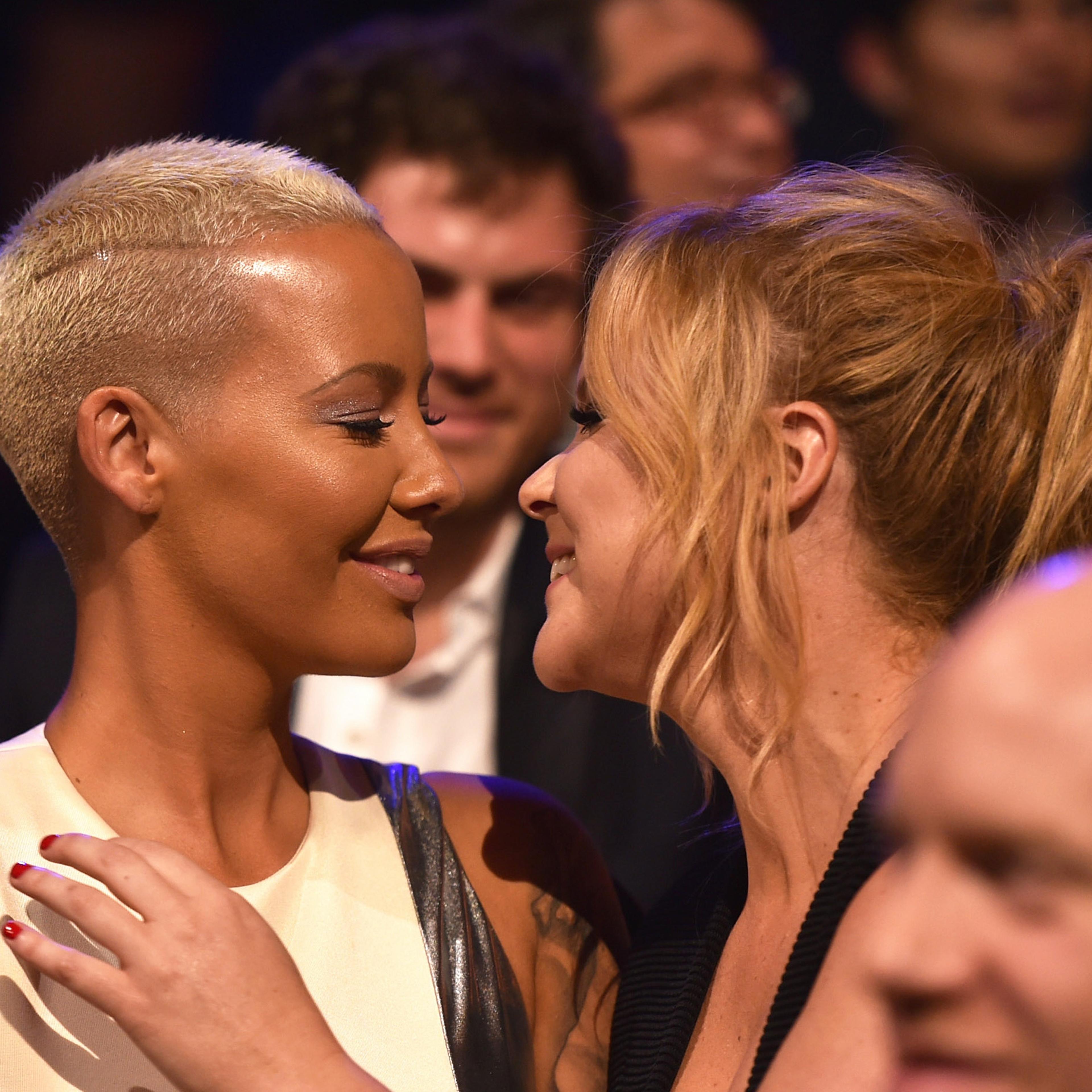 attends The 2015 MTV Movie Awards at Nokia Theatre L.A. Live on April 12, 2015 in Los Angeles, California.