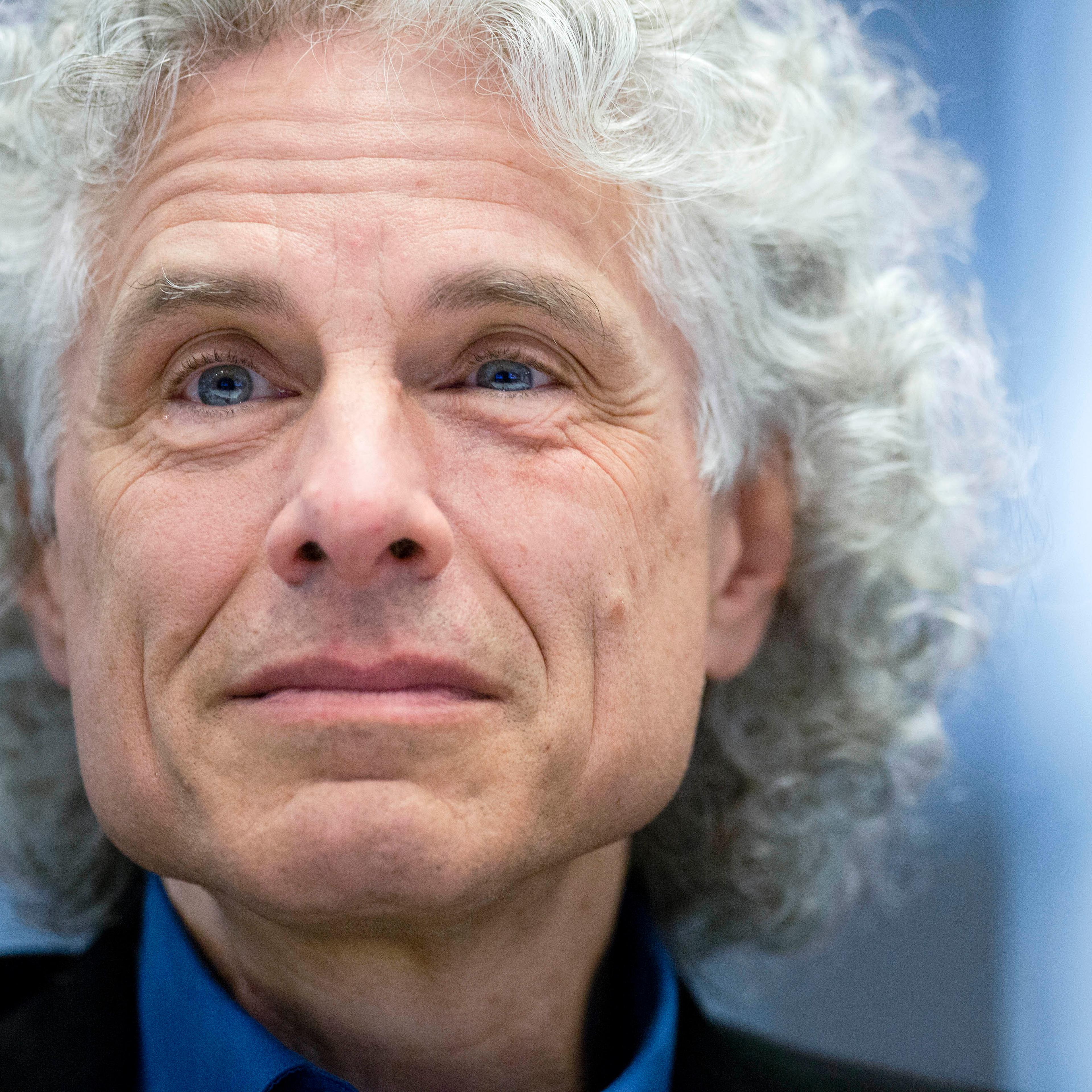Steven Pinker during an interview in New York City on May 22, 2015.