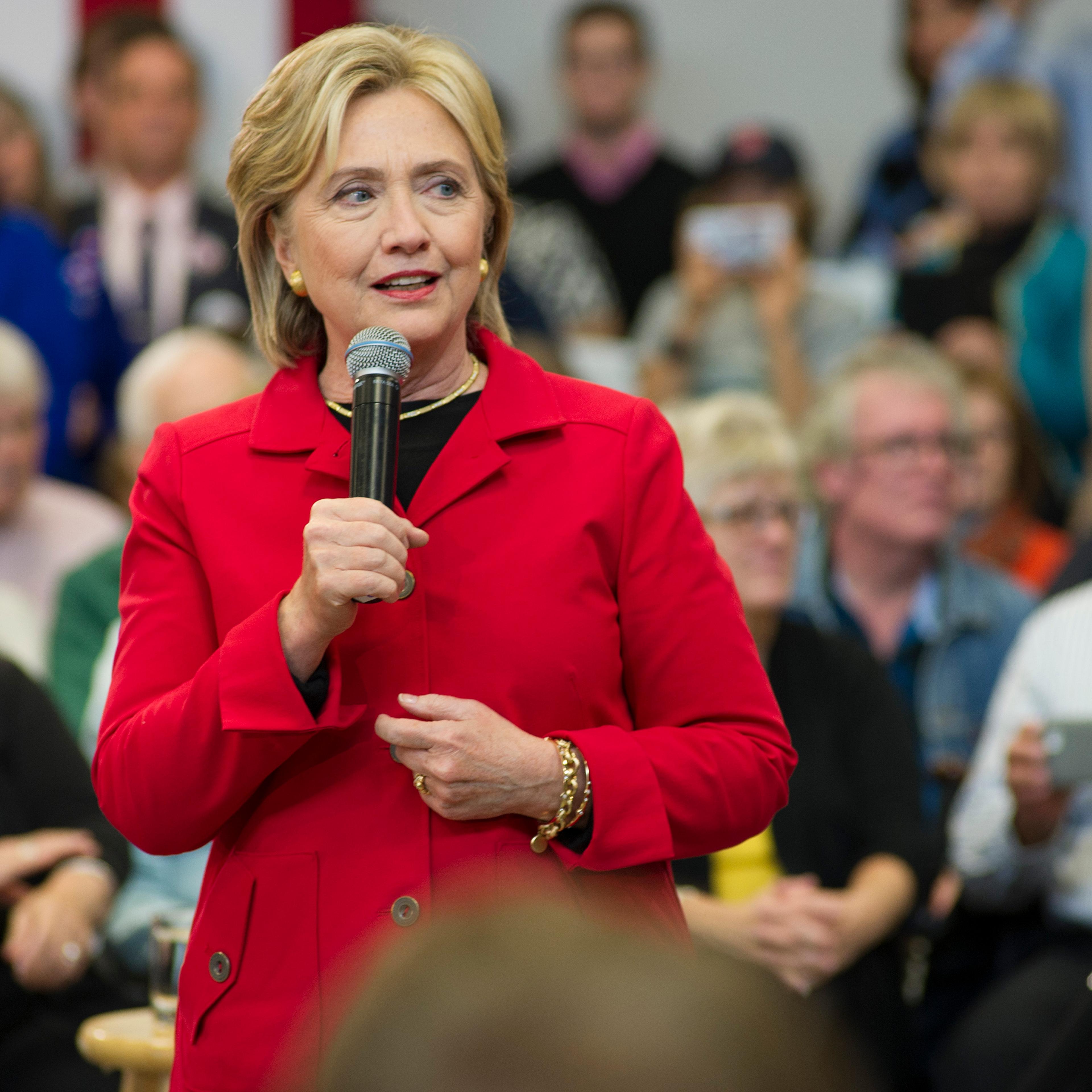 Hillary Clinton talks gun control at town hall meeting
