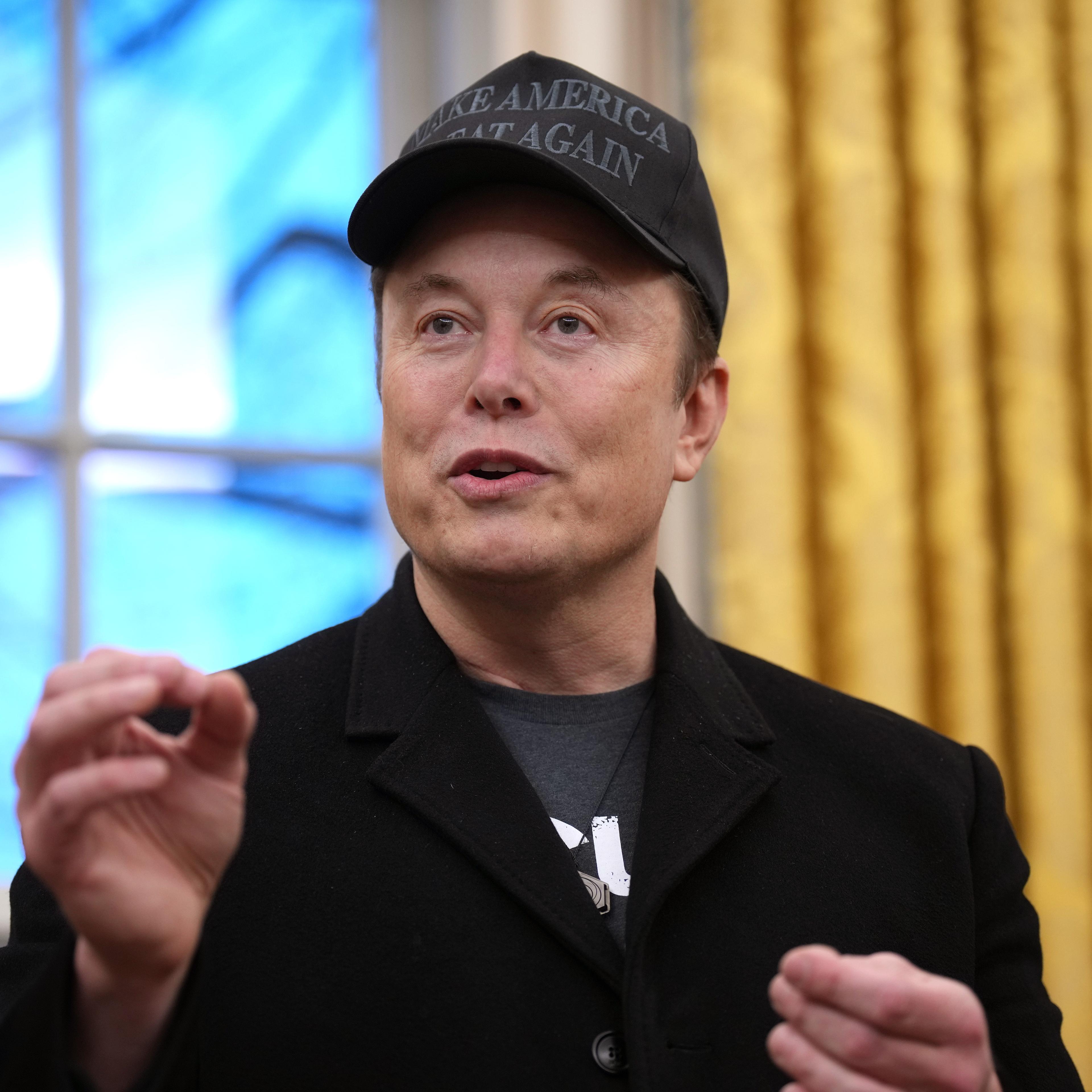 Elon Musk Joins President Trump For Signing Executive Orders In The Oval Office