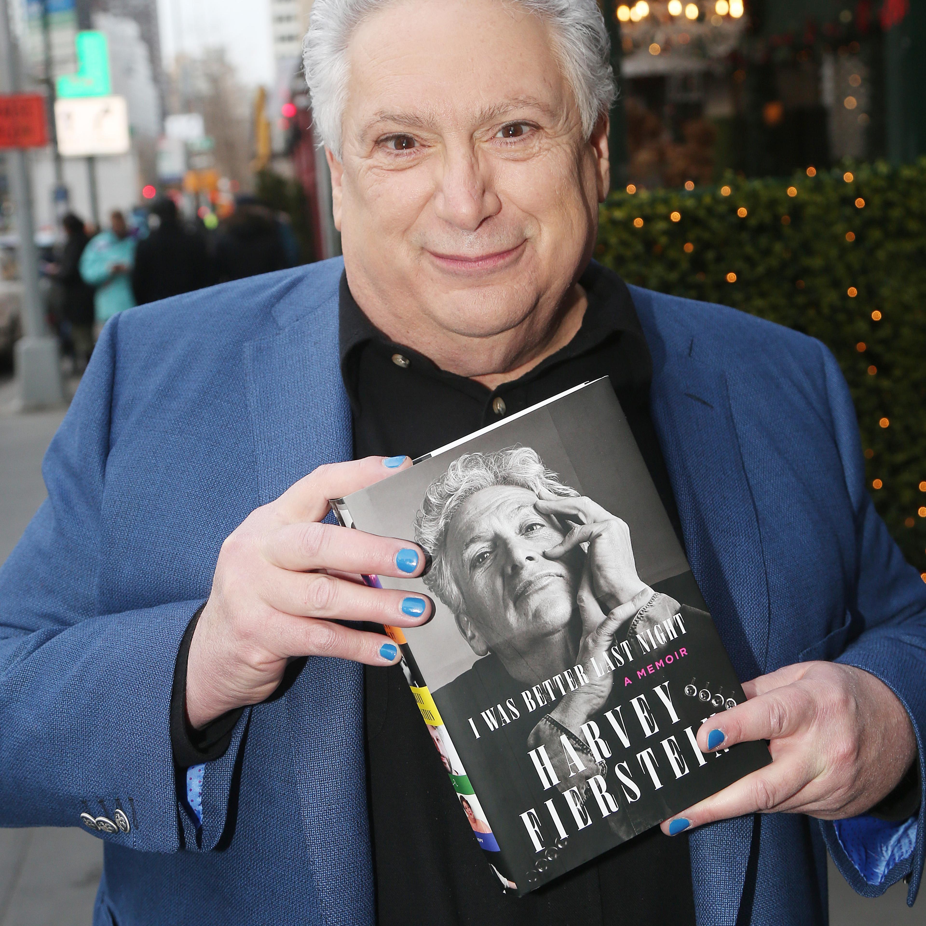 Harvey Fierstein's New Memoir "I Was Better Last Night" Day Of Release Dinner