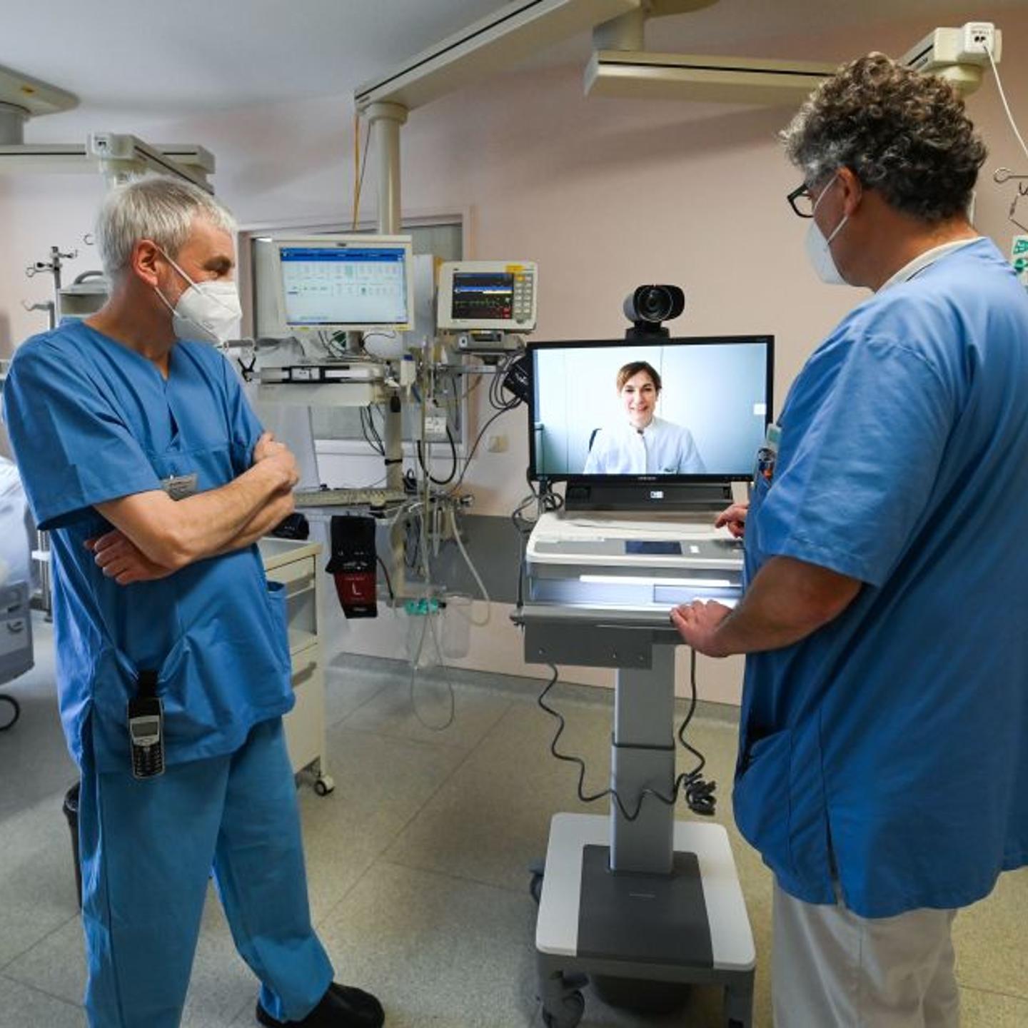 GERMANY-HEALTH-VIRUS-HOSPITAL-TELEMEDICINE