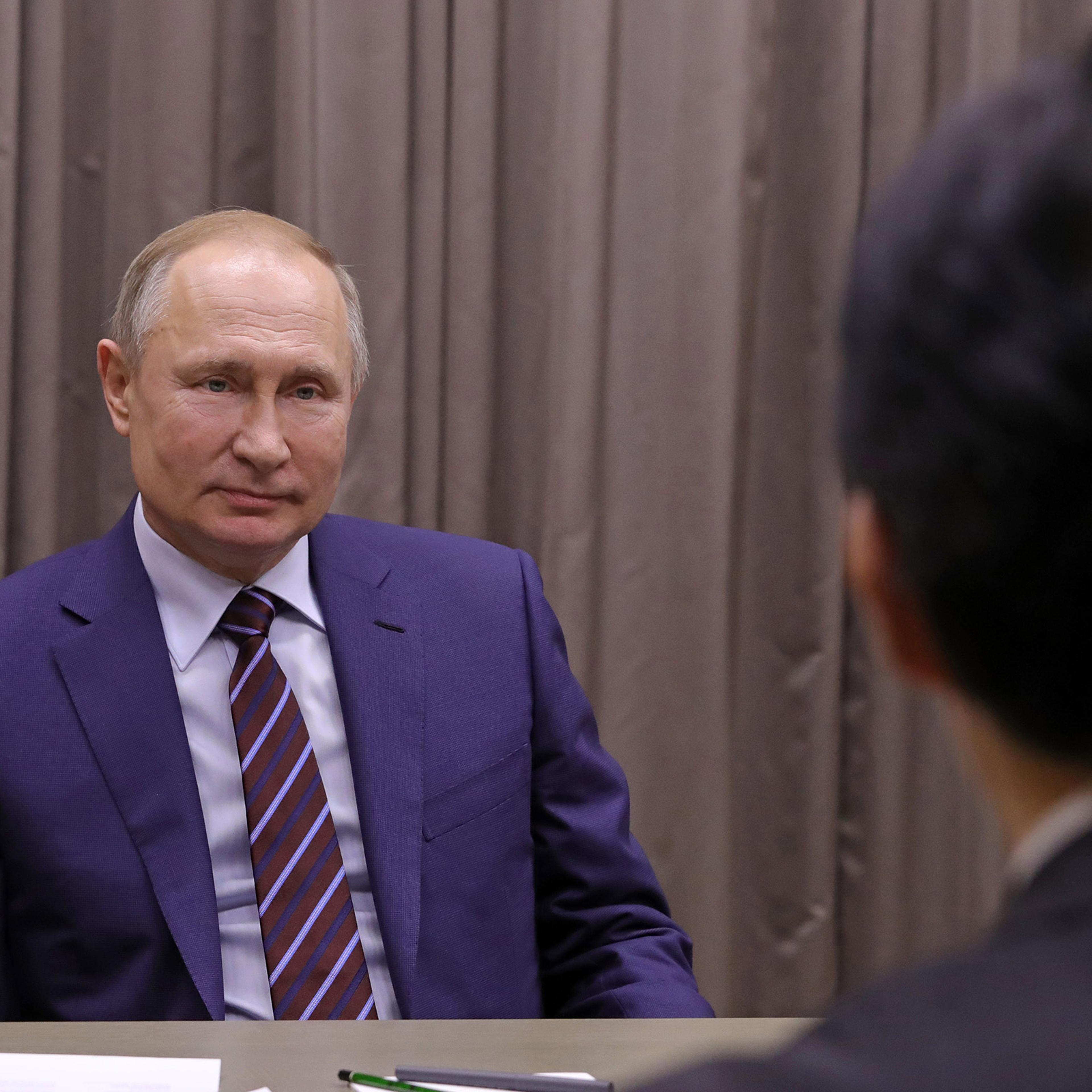 Russia's President Putin and Japanese Security Council Secretary Kitamura meet for talks