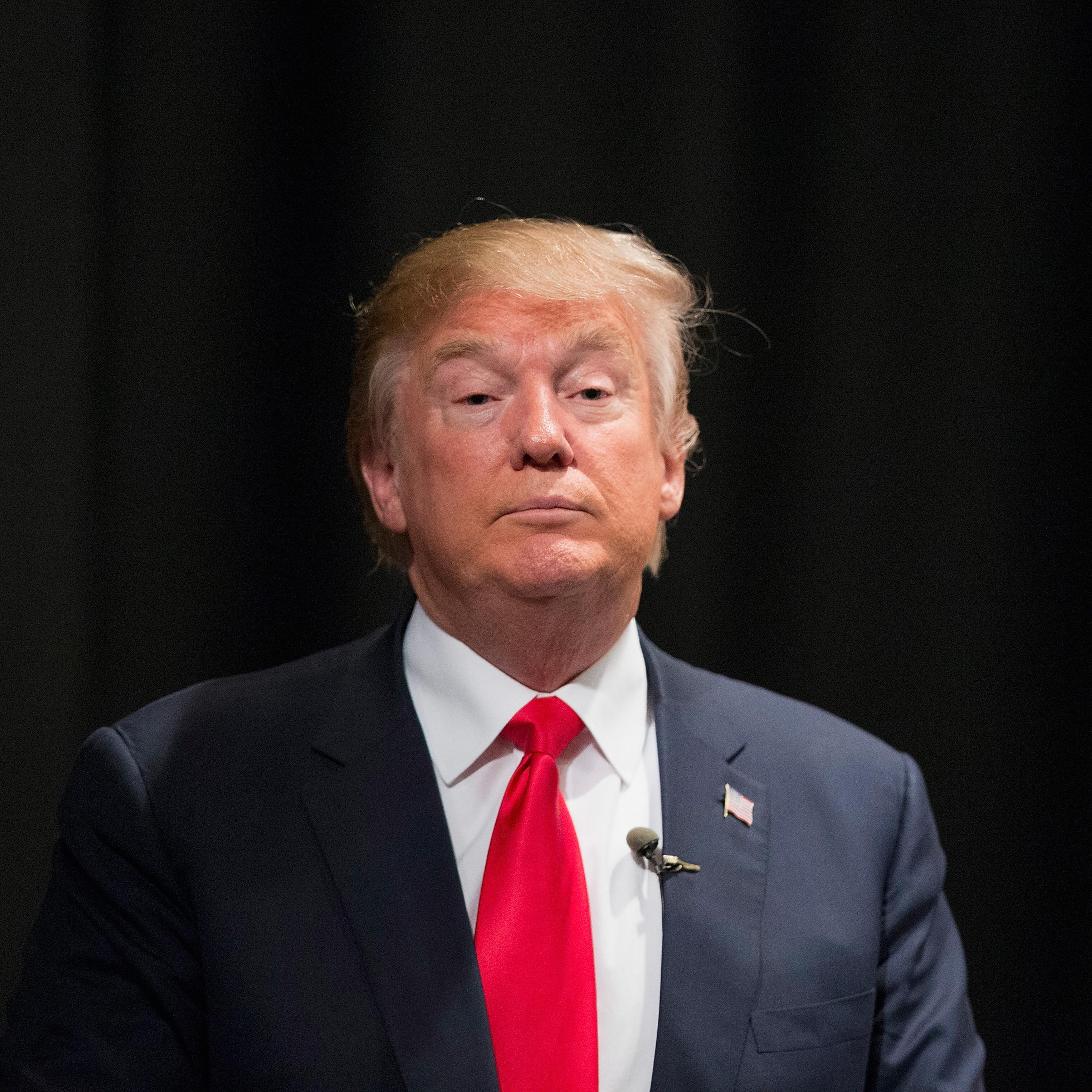 Donald Trump during a town hall meeting in Newton, Iowa on Nov. 19, 2015 in Newton, Iowa.