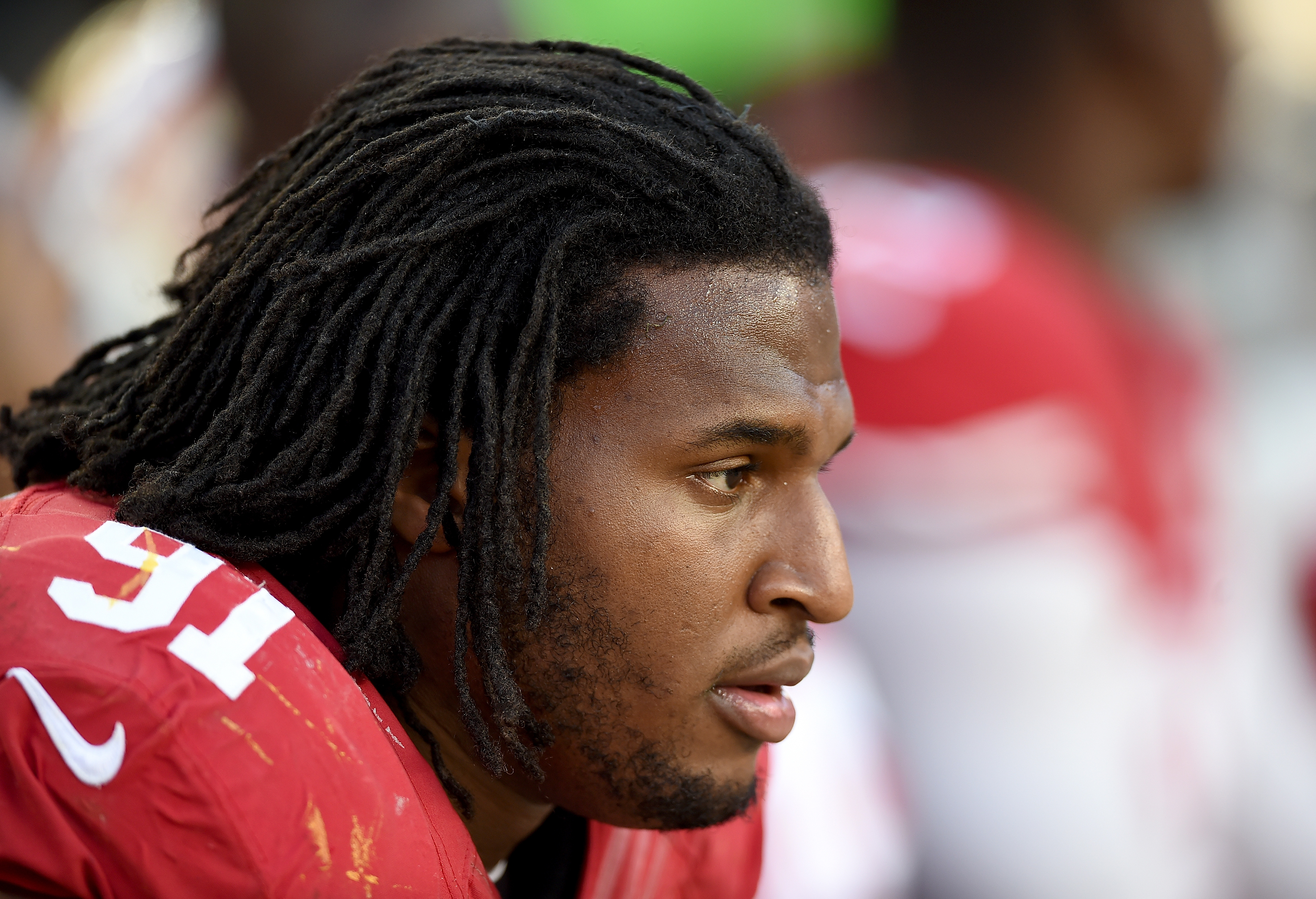 Former San Francisco 49ers defensive end Ray McDonald at a game against Washington Redskins in Santa Clara, Ca. on Nov. 23, 2014.