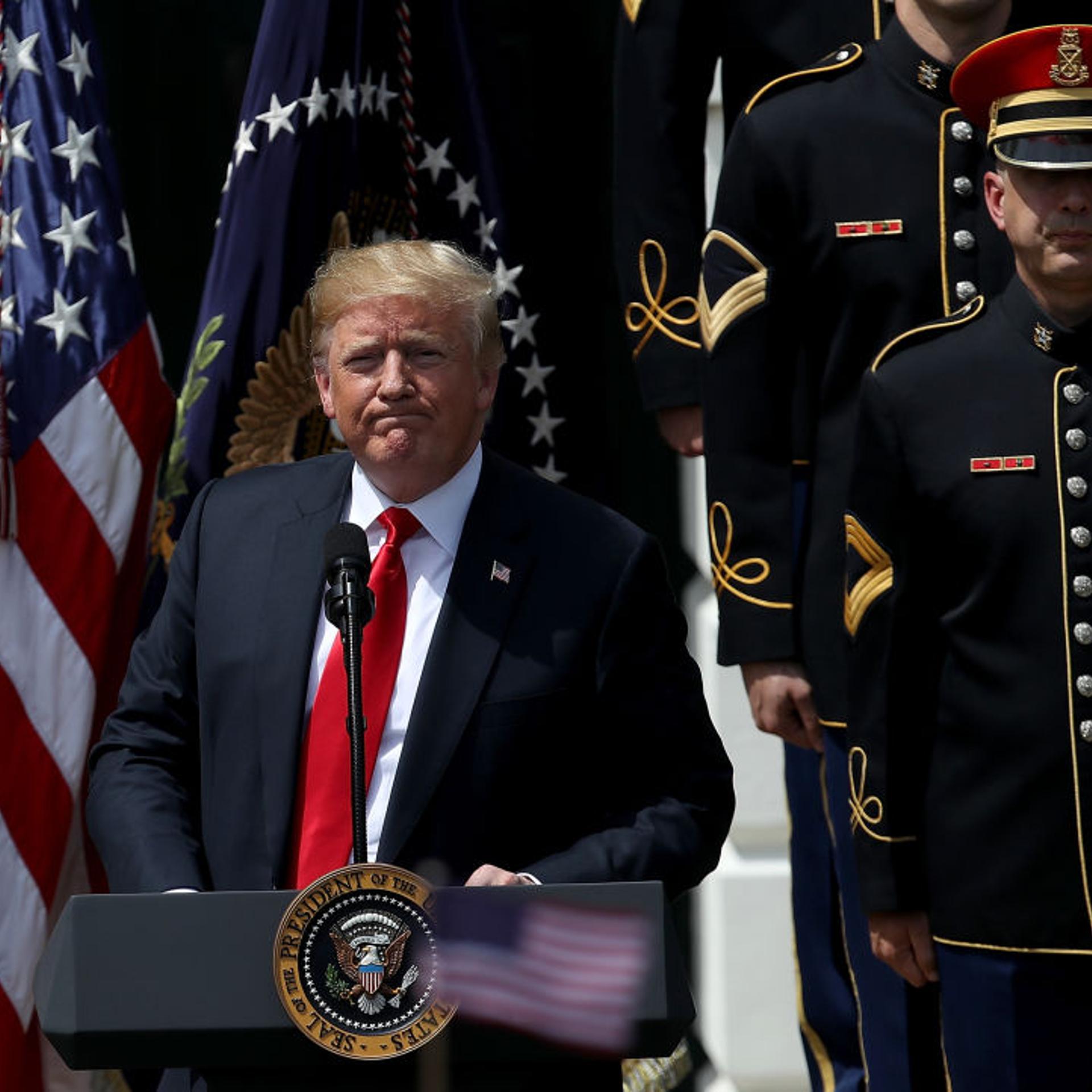 President Trump Holds "Celebration Of America" Event On South Lawn Of White House